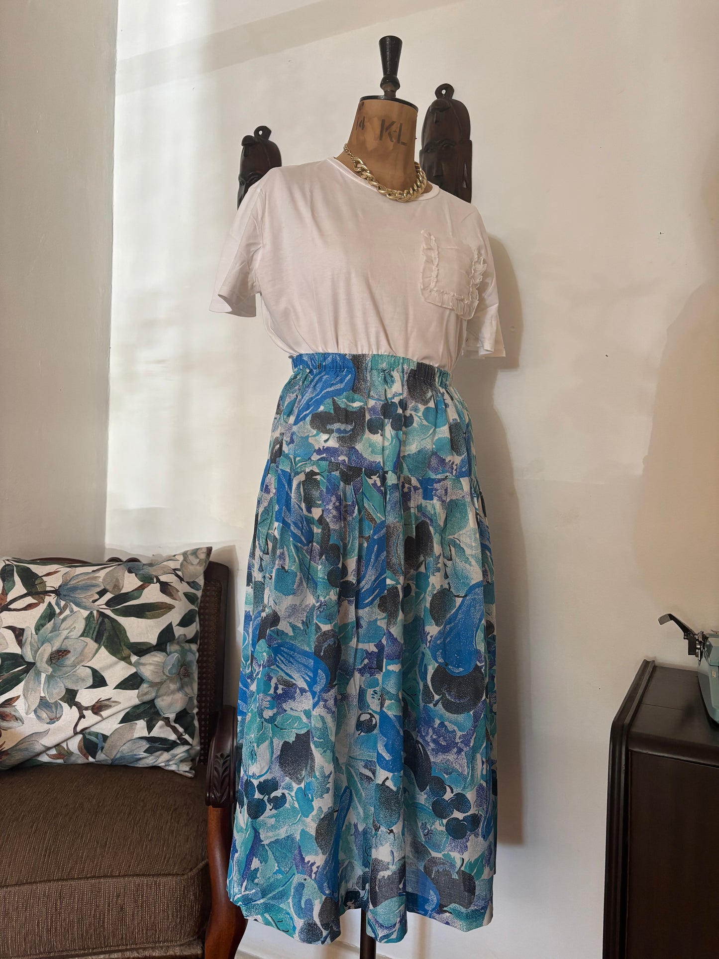 Blue Floral Vintage Summer Set