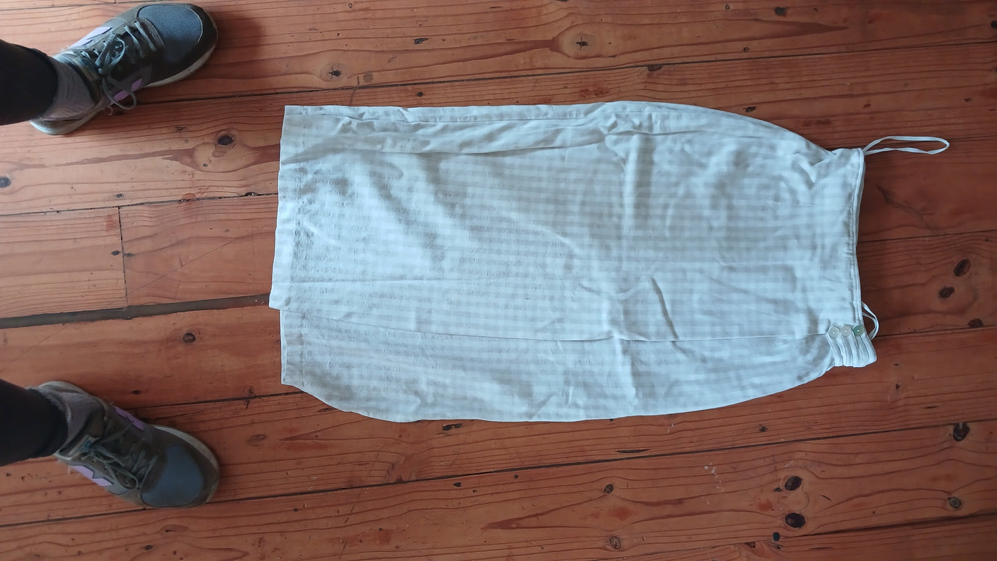 Linen Full Length Linen Skirt