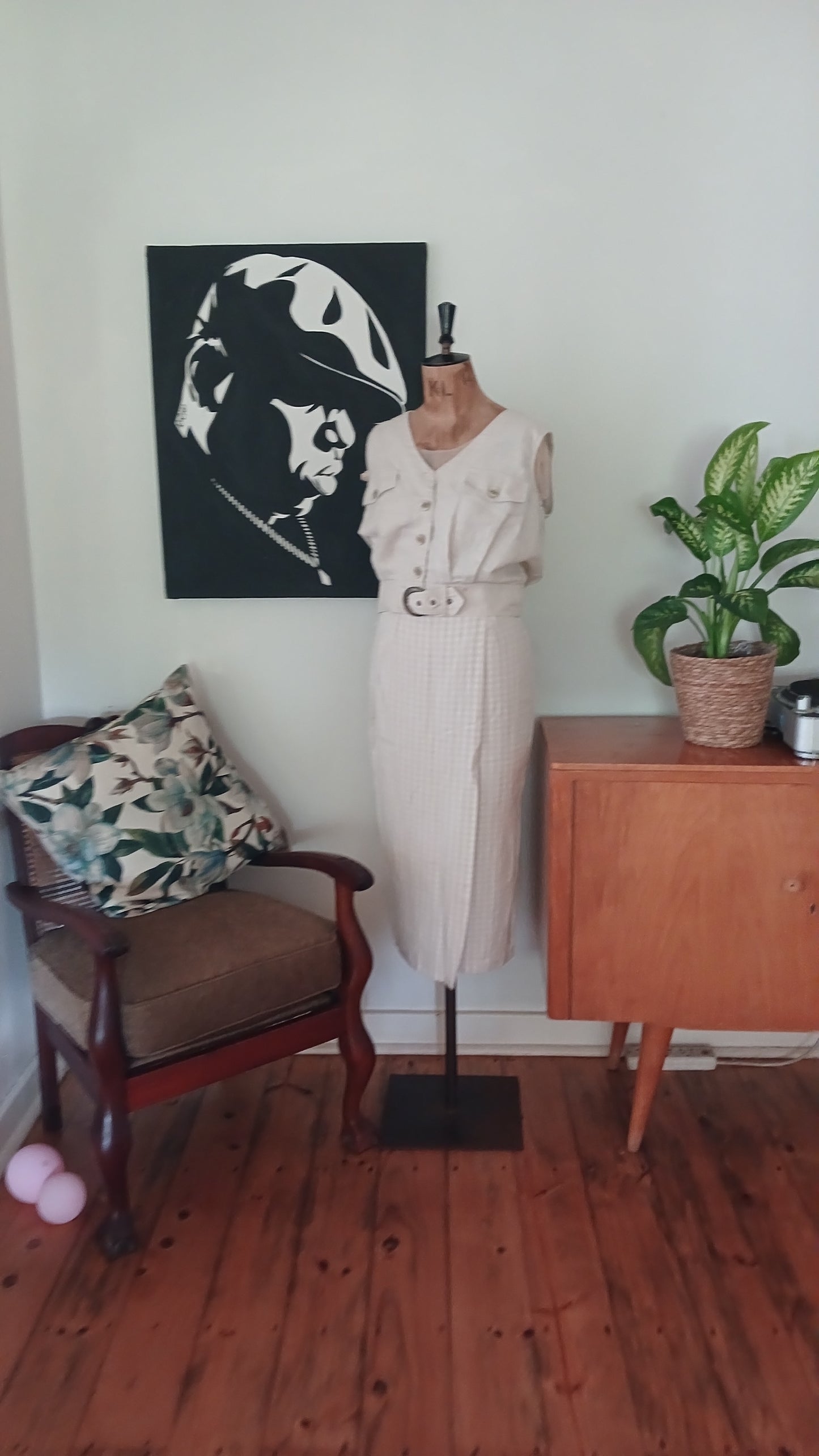 Linen Full Length Linen Skirt