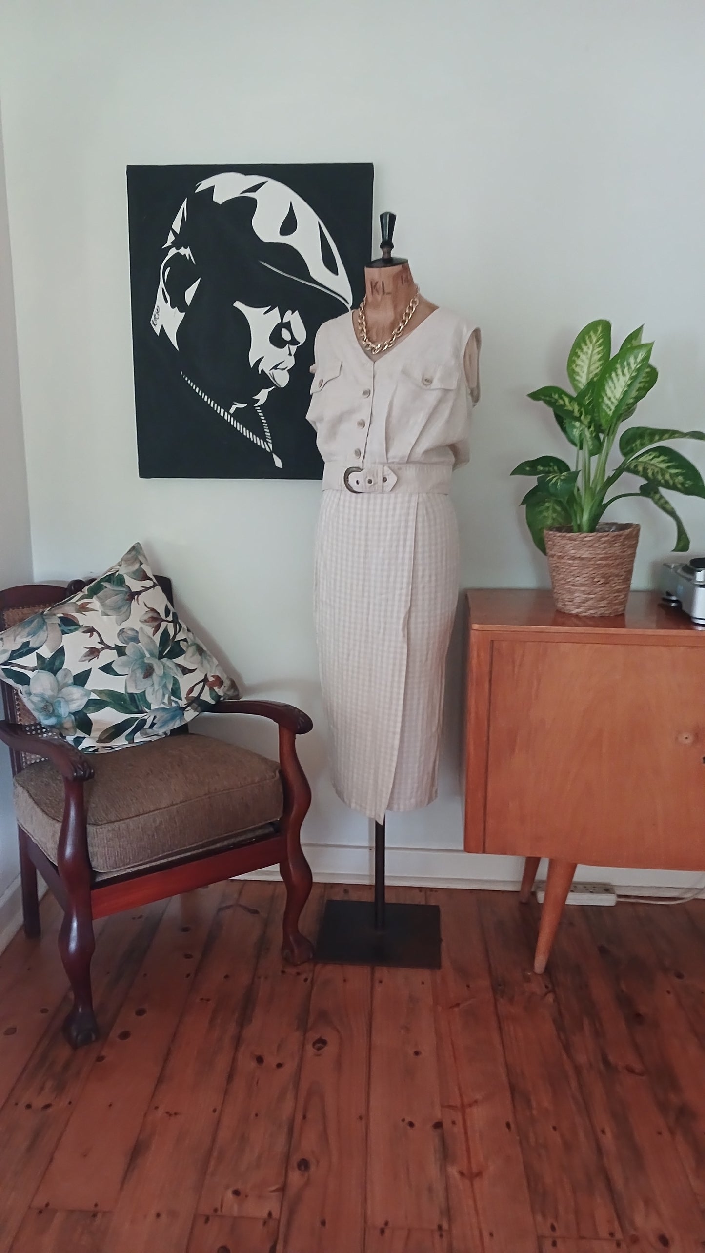 Linen Full Length Linen Skirt
