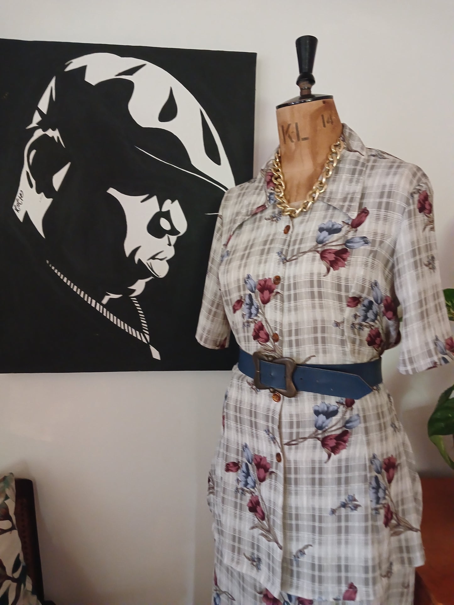 Grey Vintage Floral Summer Set