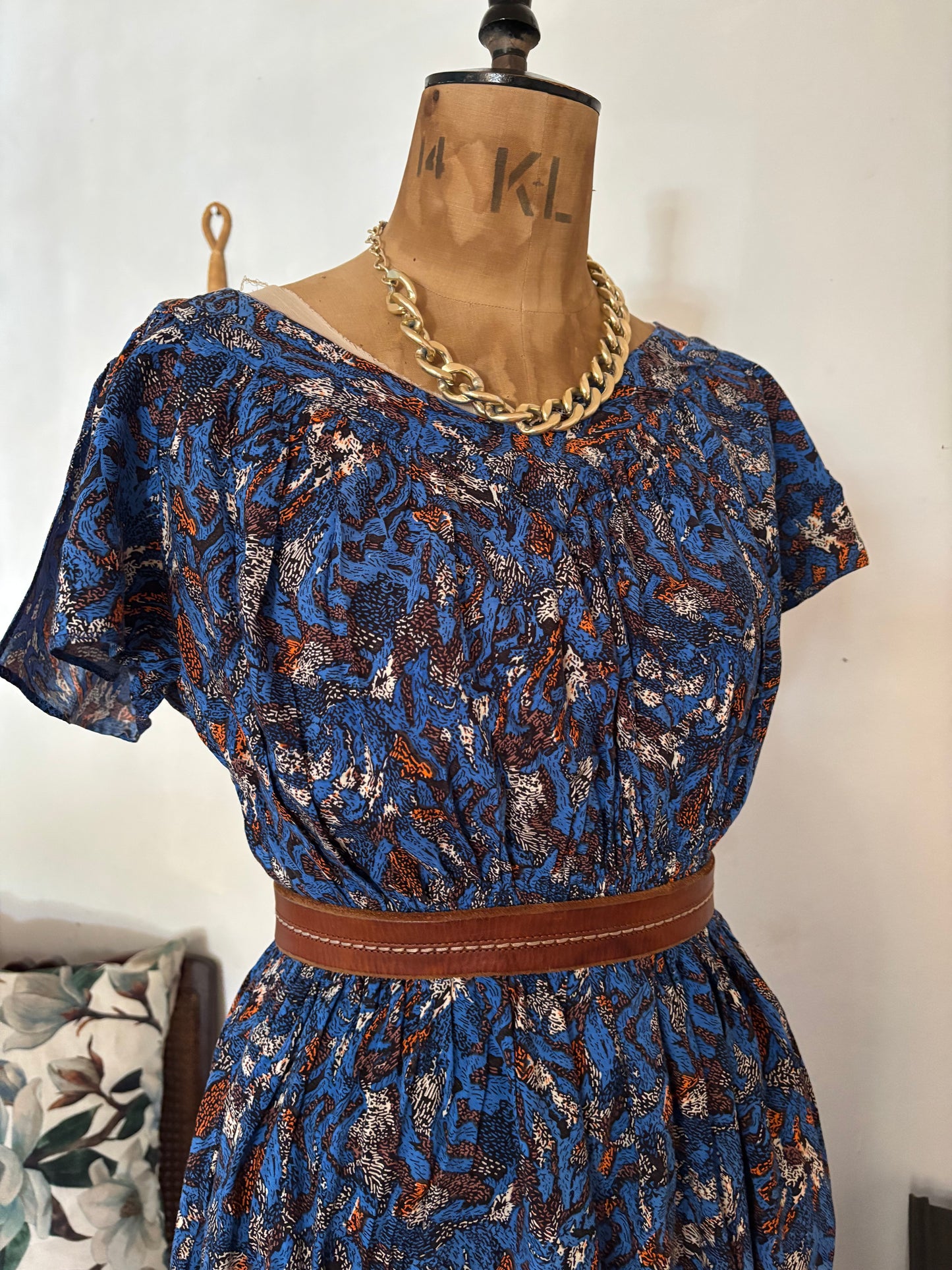 Print Vintage Dress