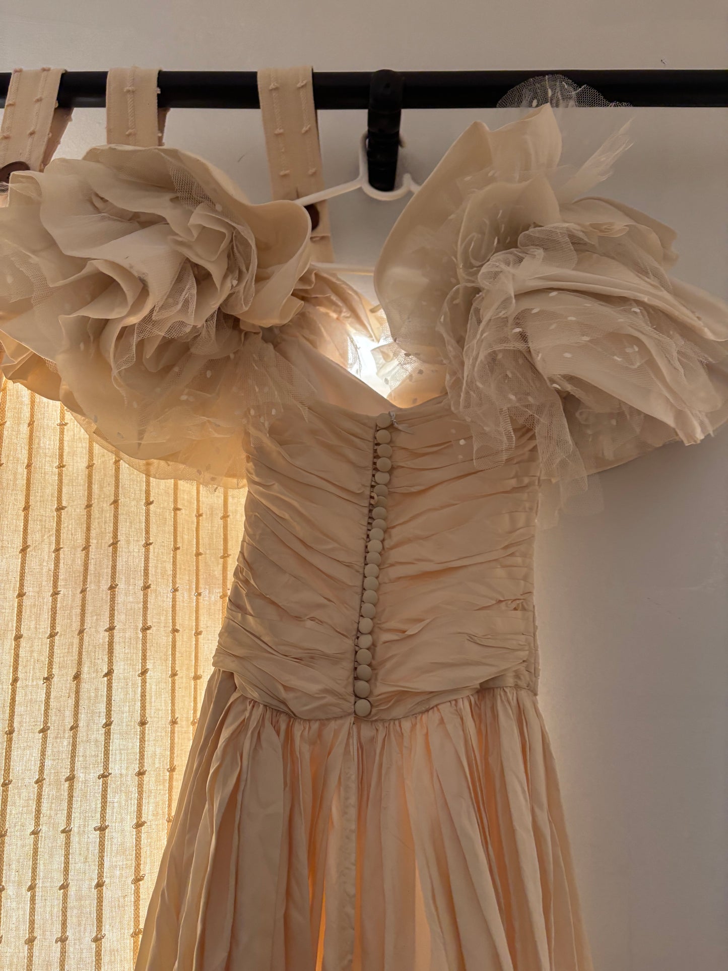 Vintage Organza Wedding Dress