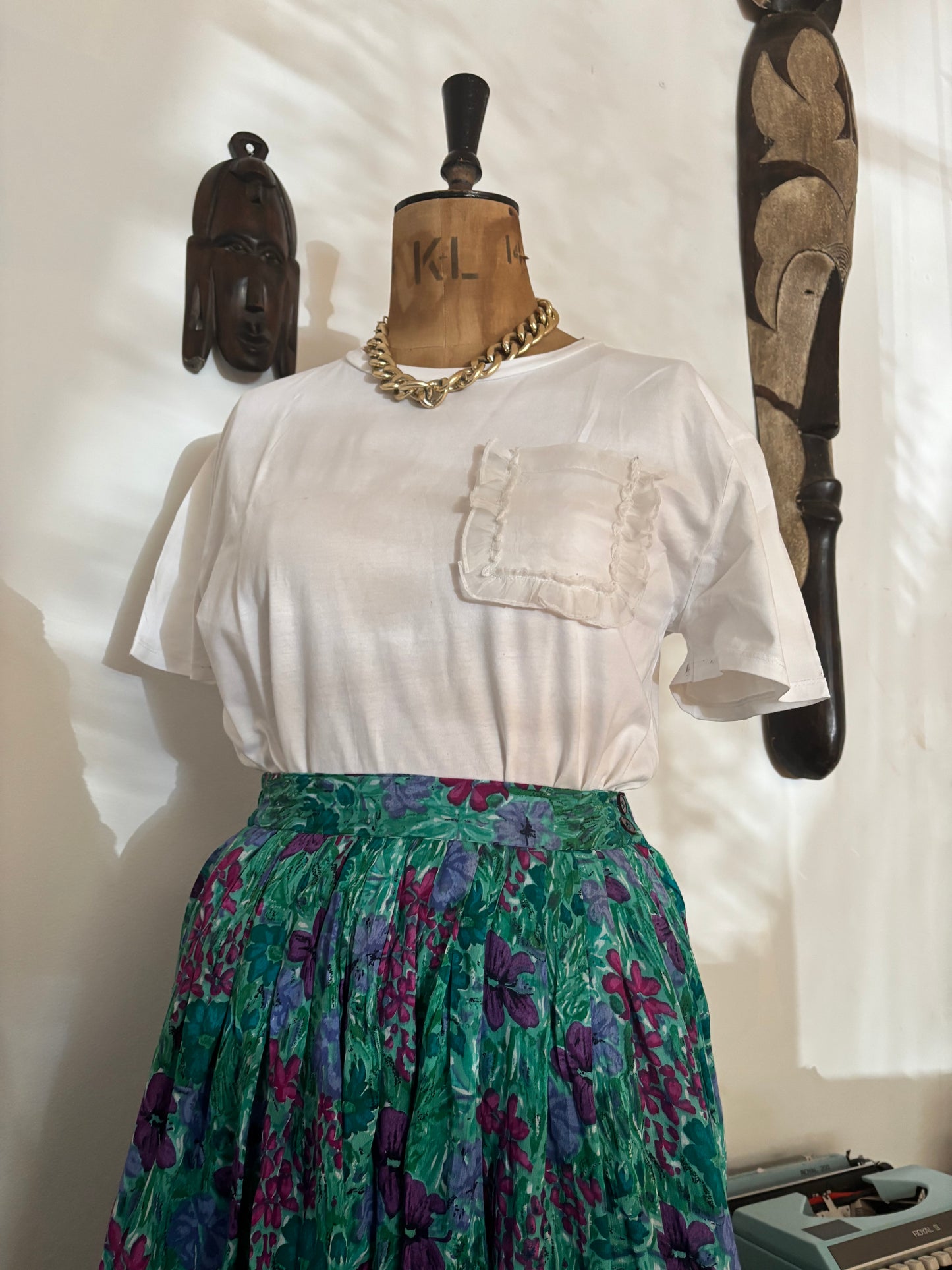 Floral vintage skirt