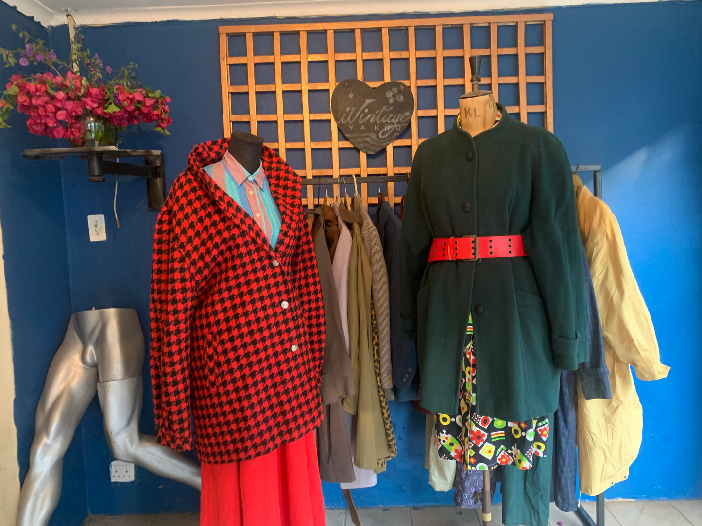 Vintage Houndstooth Vintage Coat