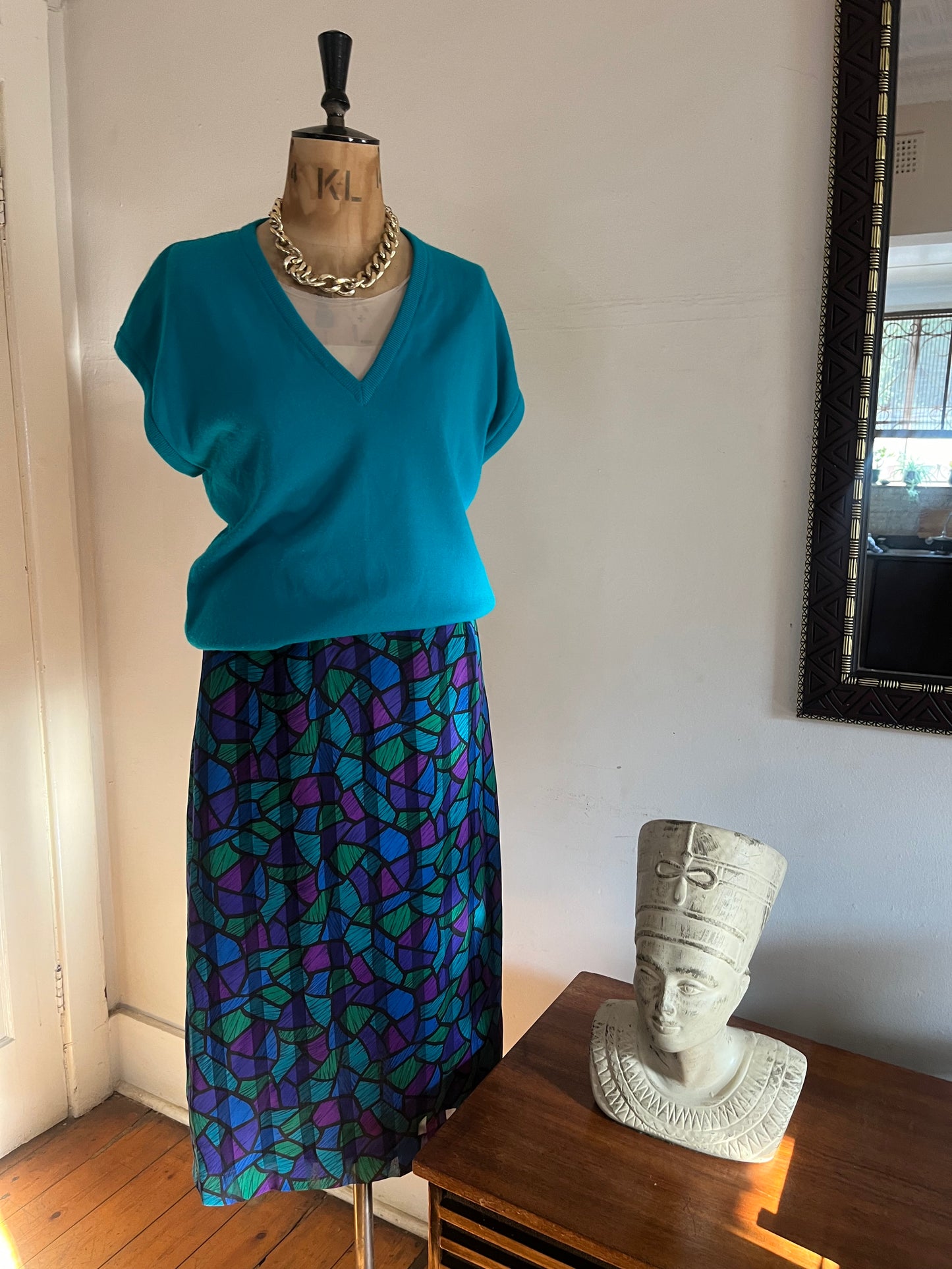 Teal Pullover Knit