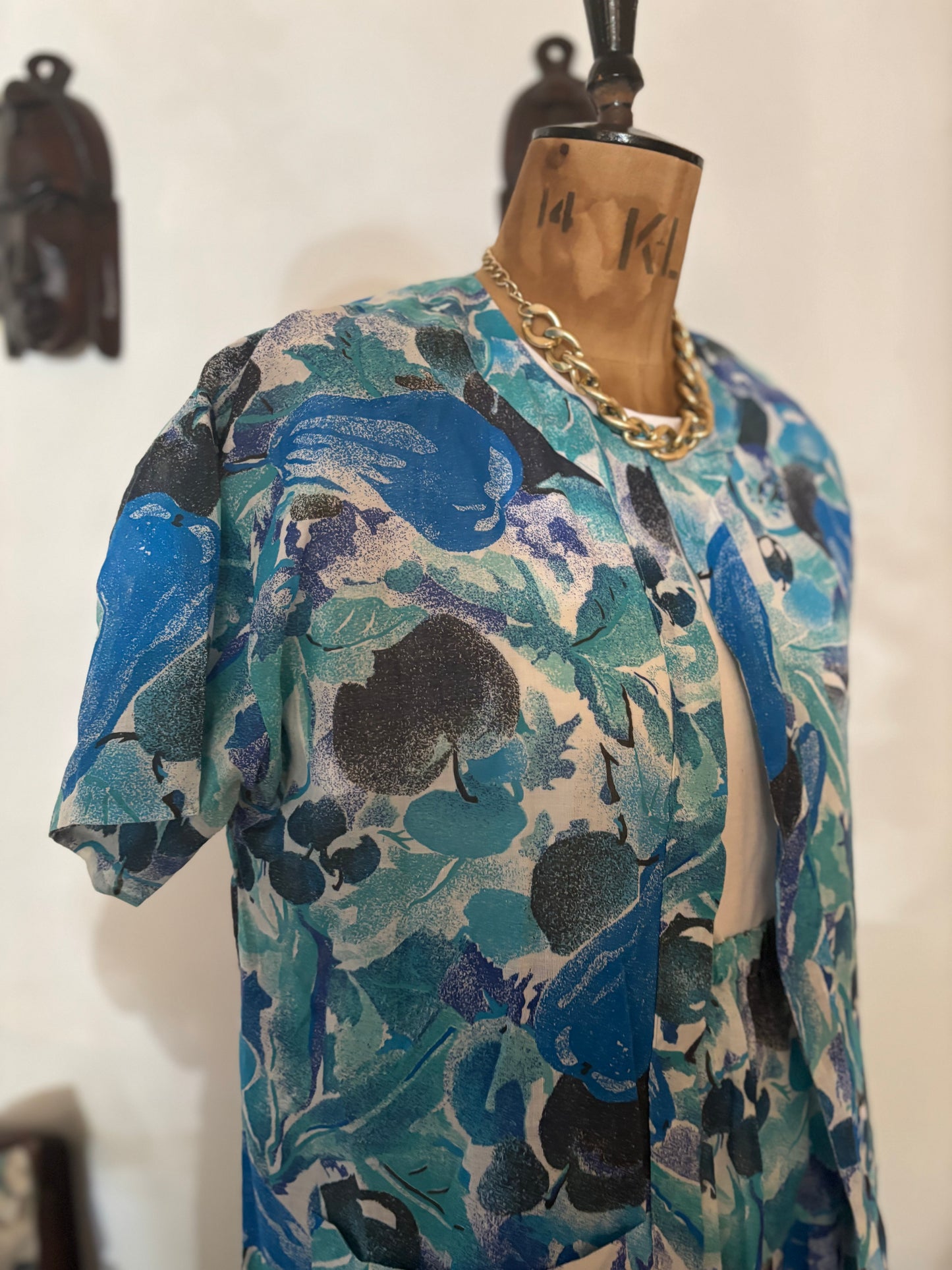 Blue Floral Vintage Summer Set