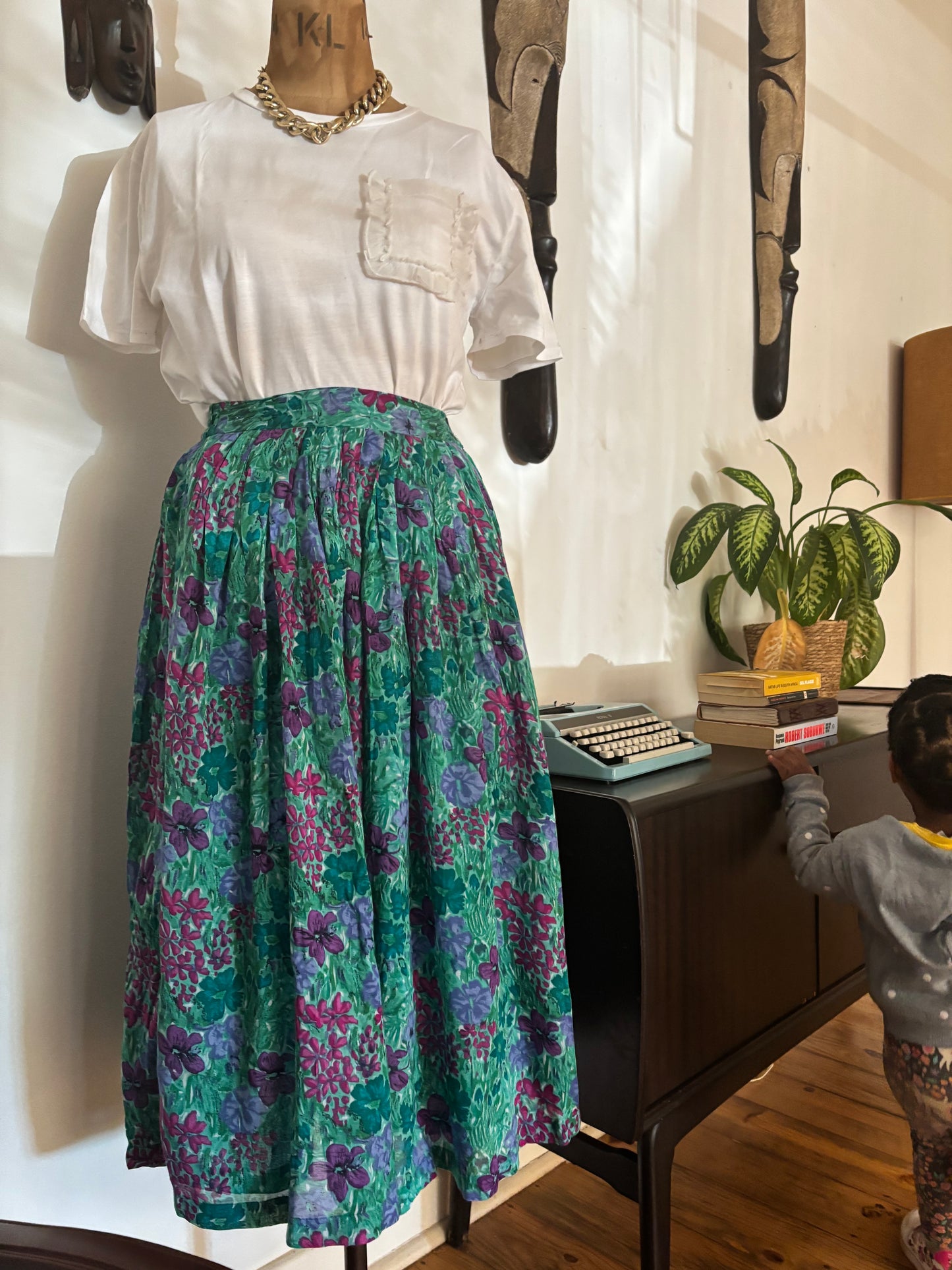 Floral vintage skirt