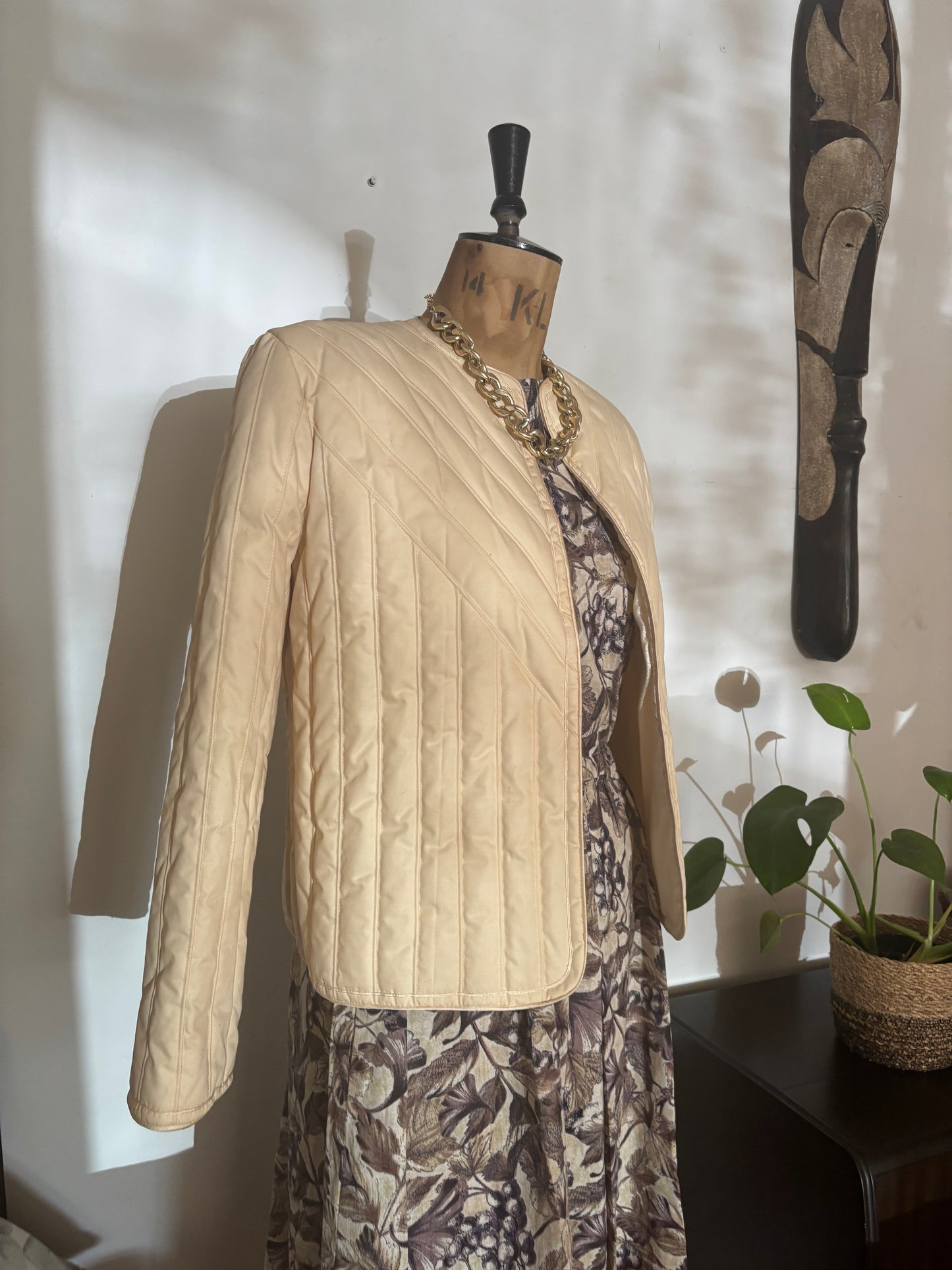 Vintage Silk Crop Jacket