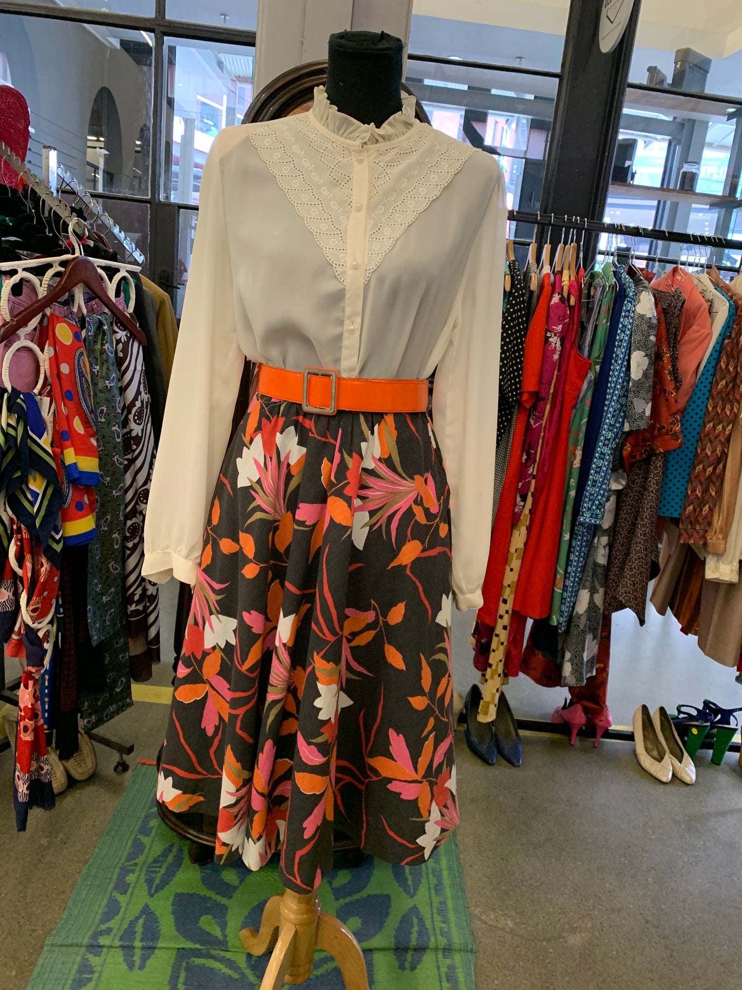 A-Line Autumn Vintage Skirt