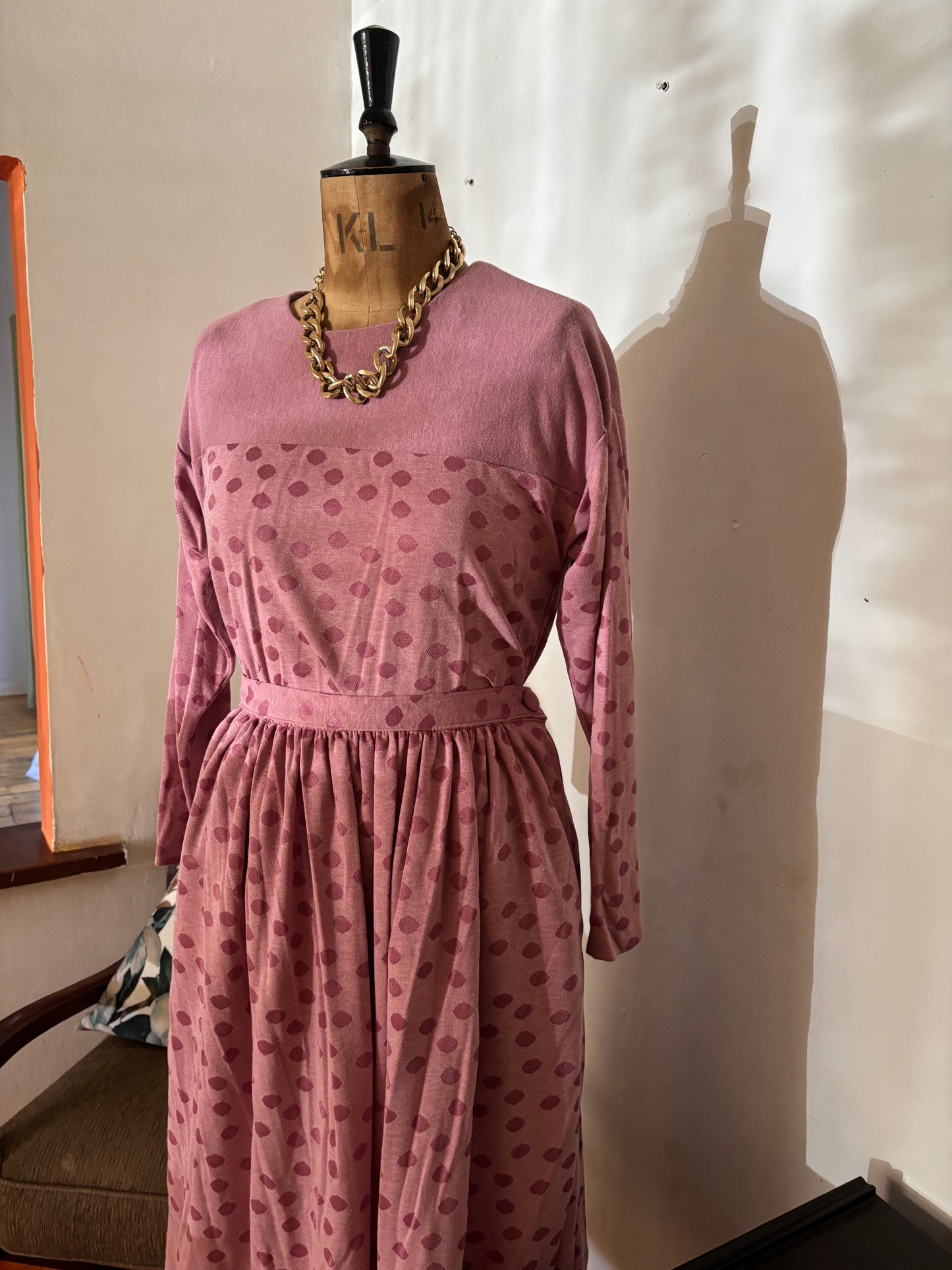 Pink Polkadot Winter 2 piece