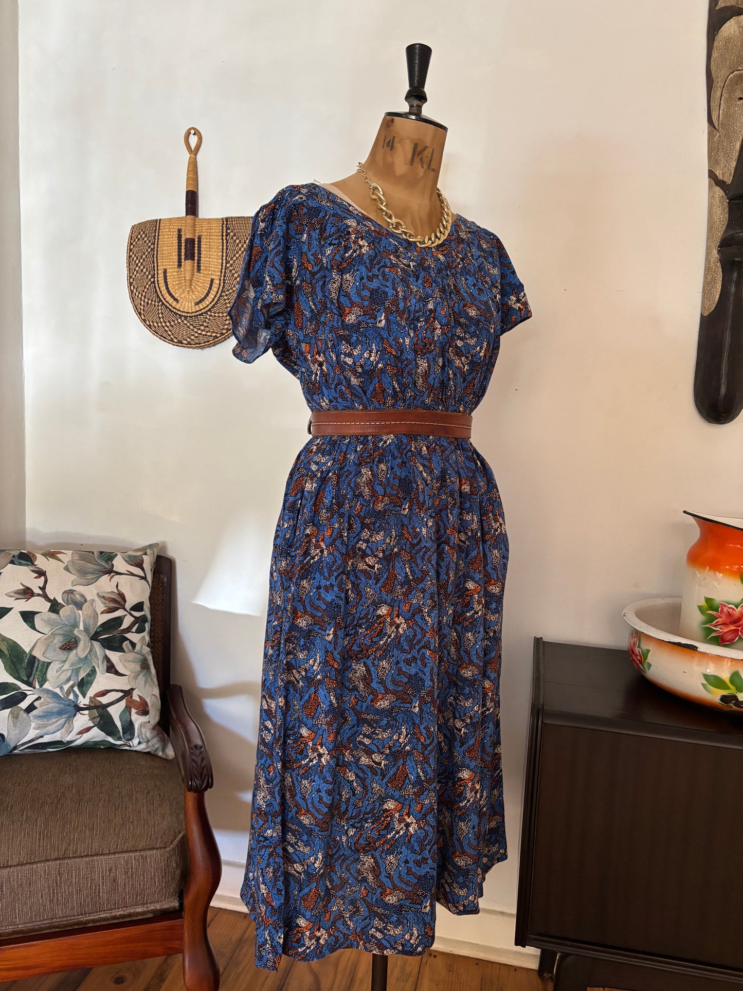Print Vintage Dress