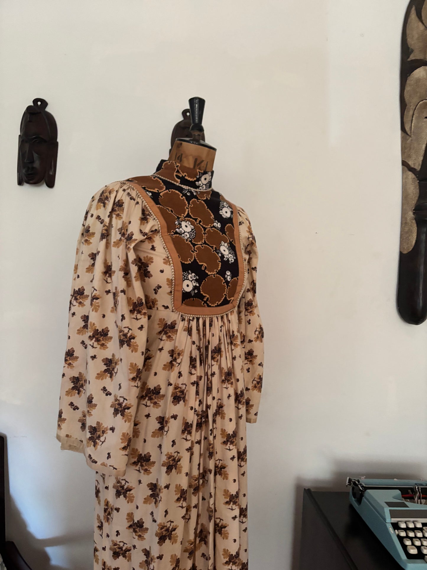 Vintage Maxi 70s Dress