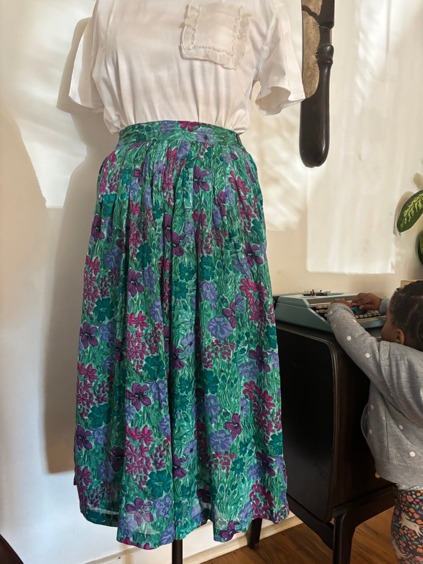 Floral vintage skirt