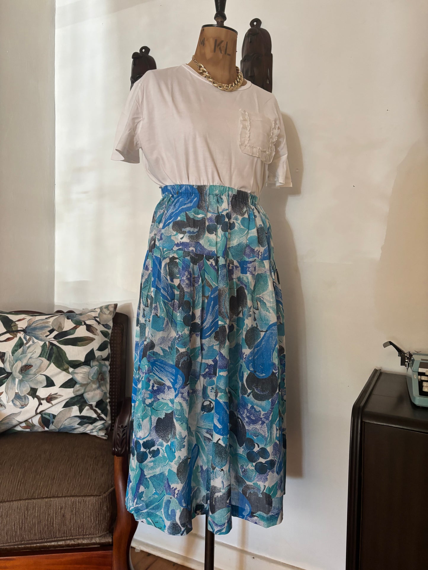 Blue Floral Vintage Summer Set