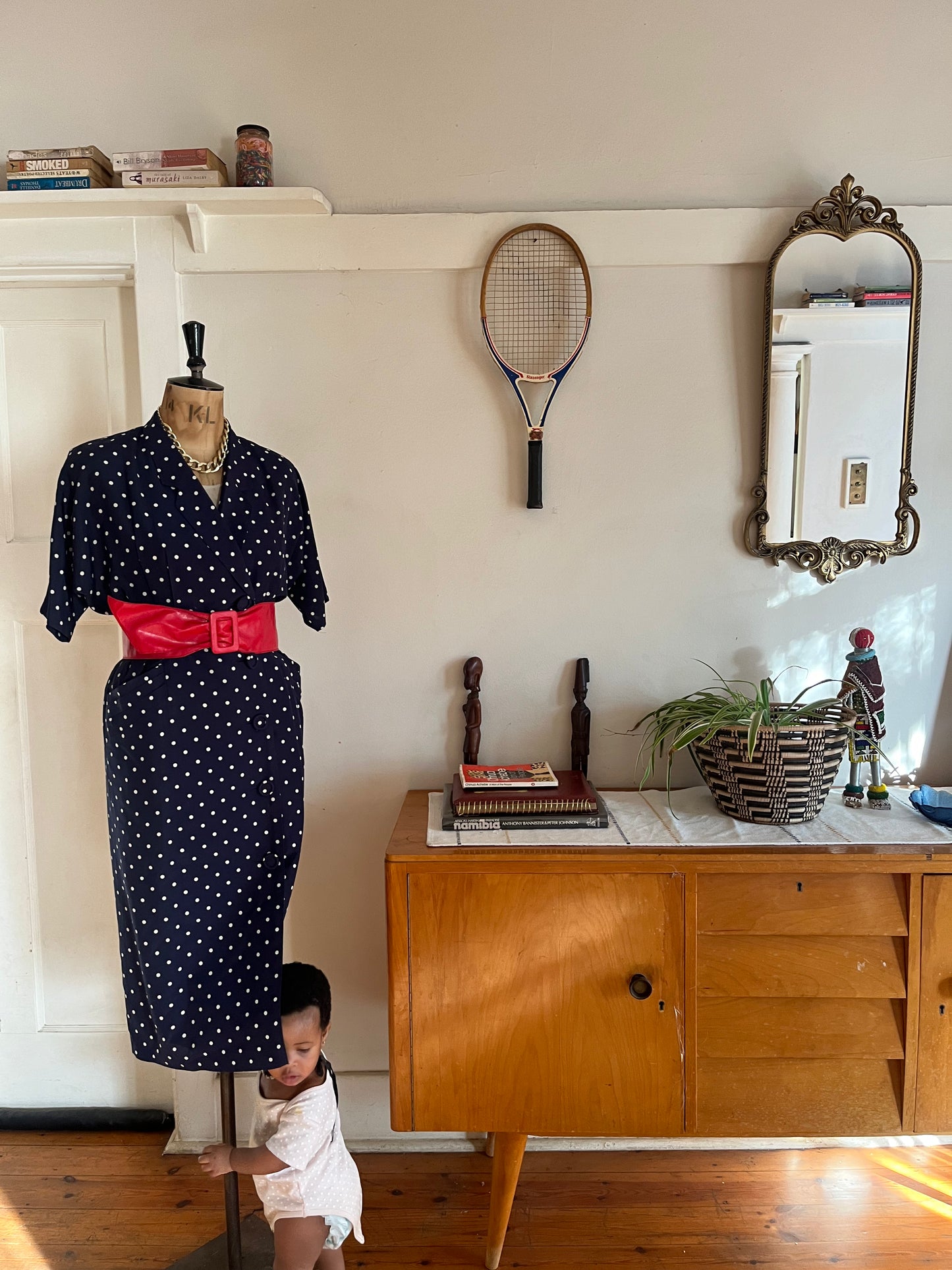 Vintage Polkadot Dress