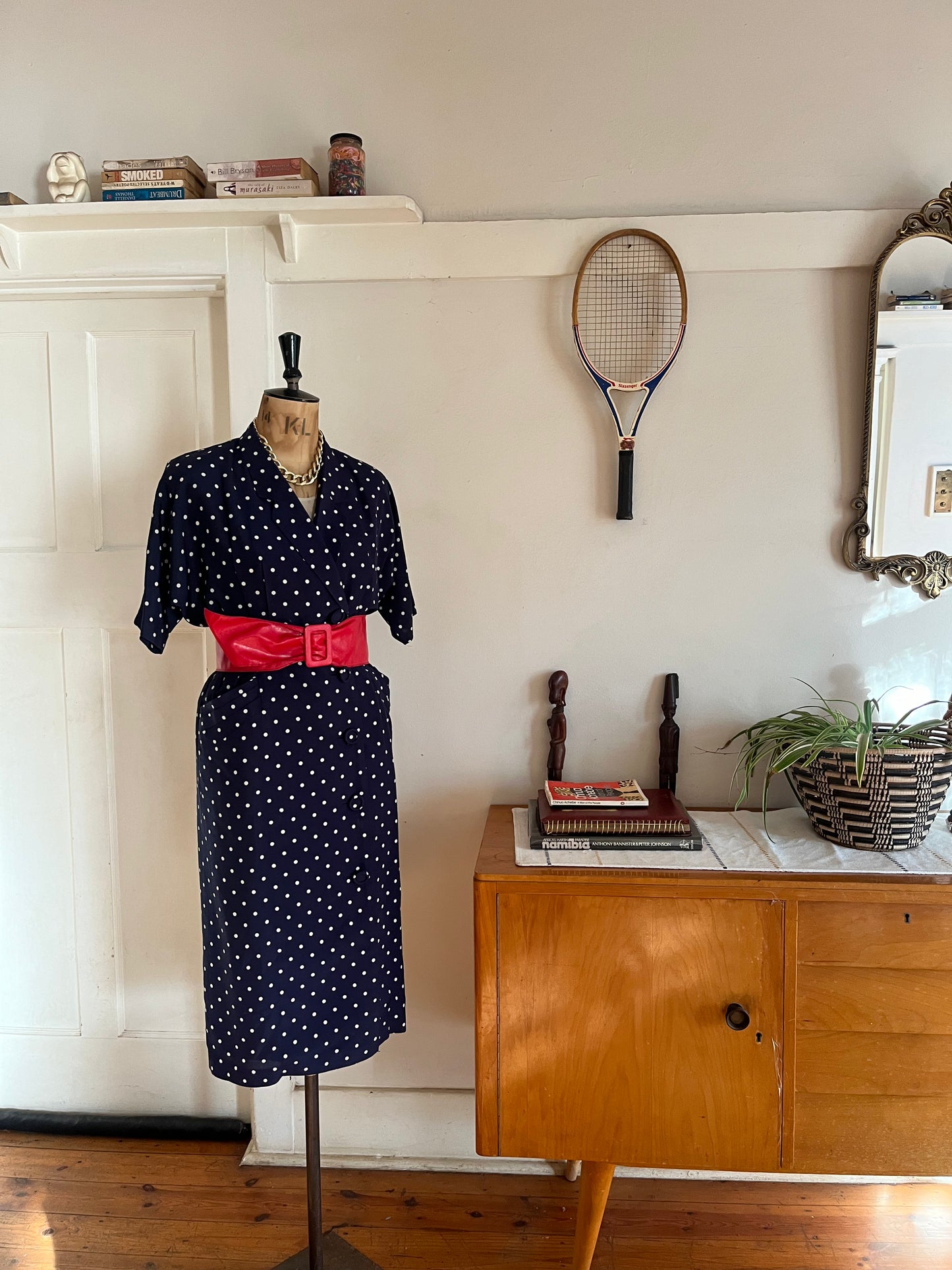 Vintage Polkadot Dress