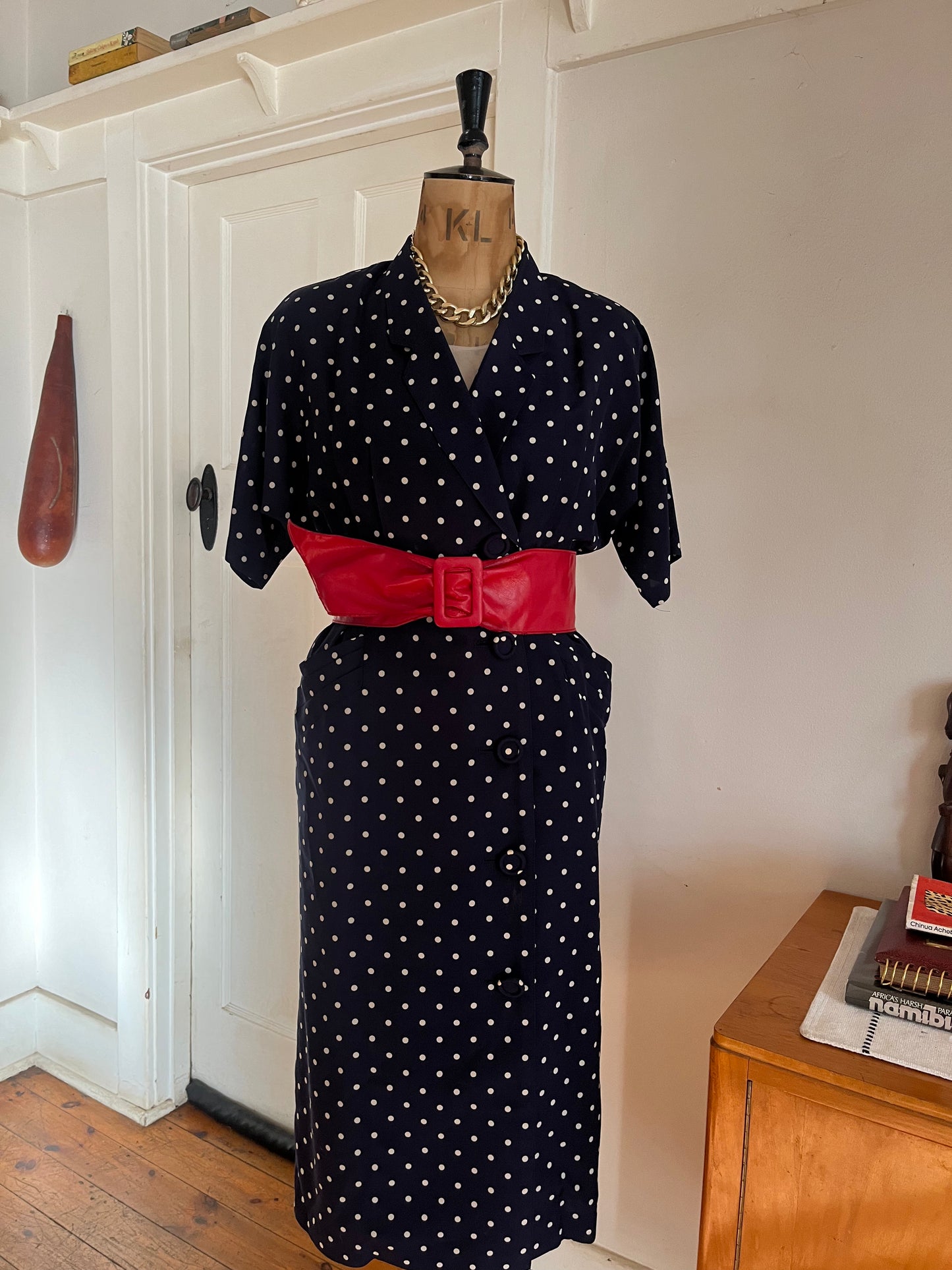 Vintage Polkadot Dress