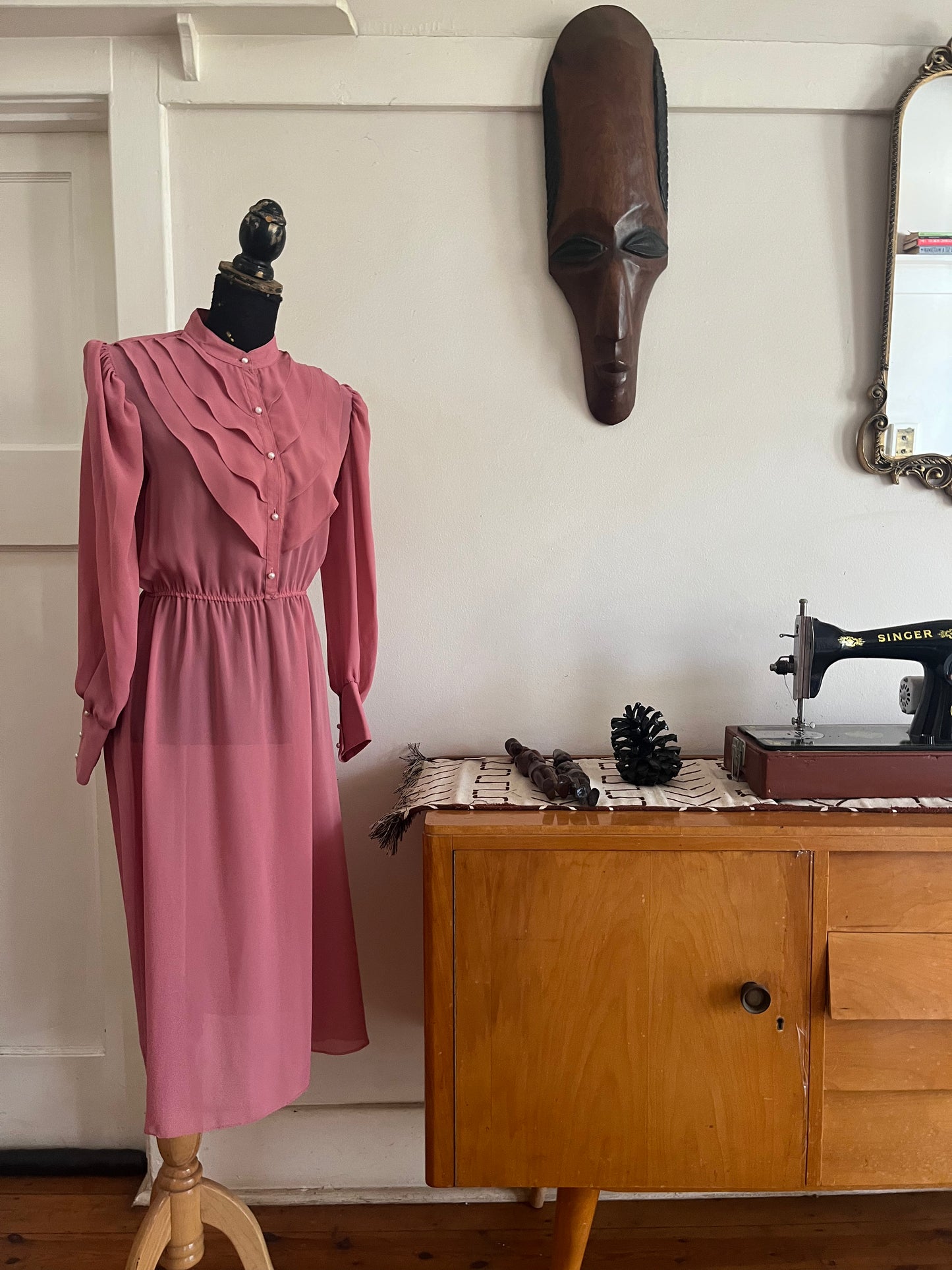 Chiffon vintage dress