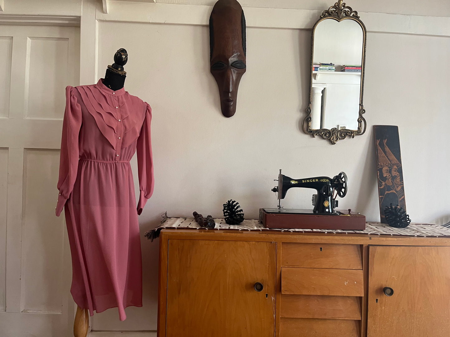 Chiffon vintage dress