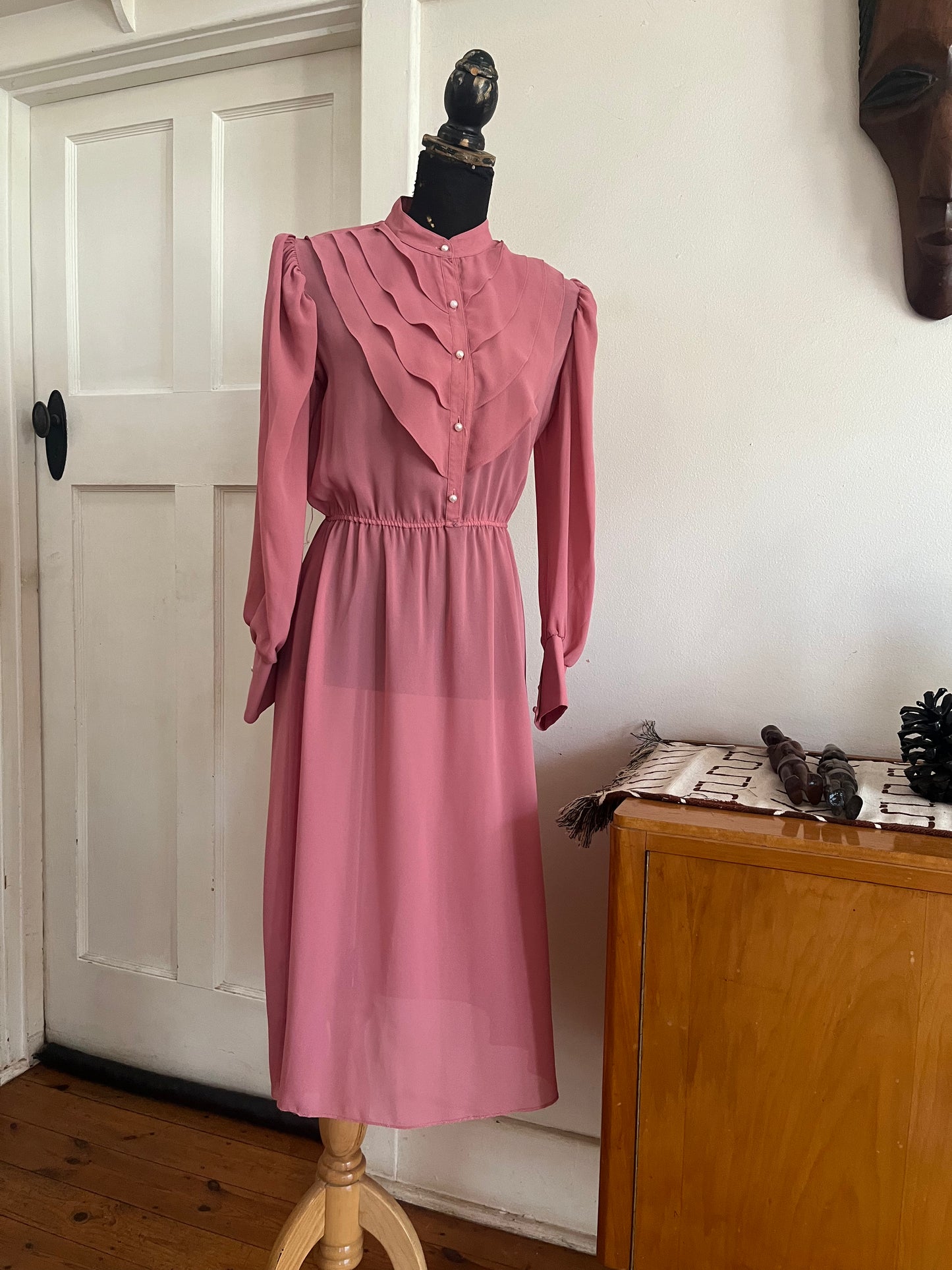 Chiffon vintage dress