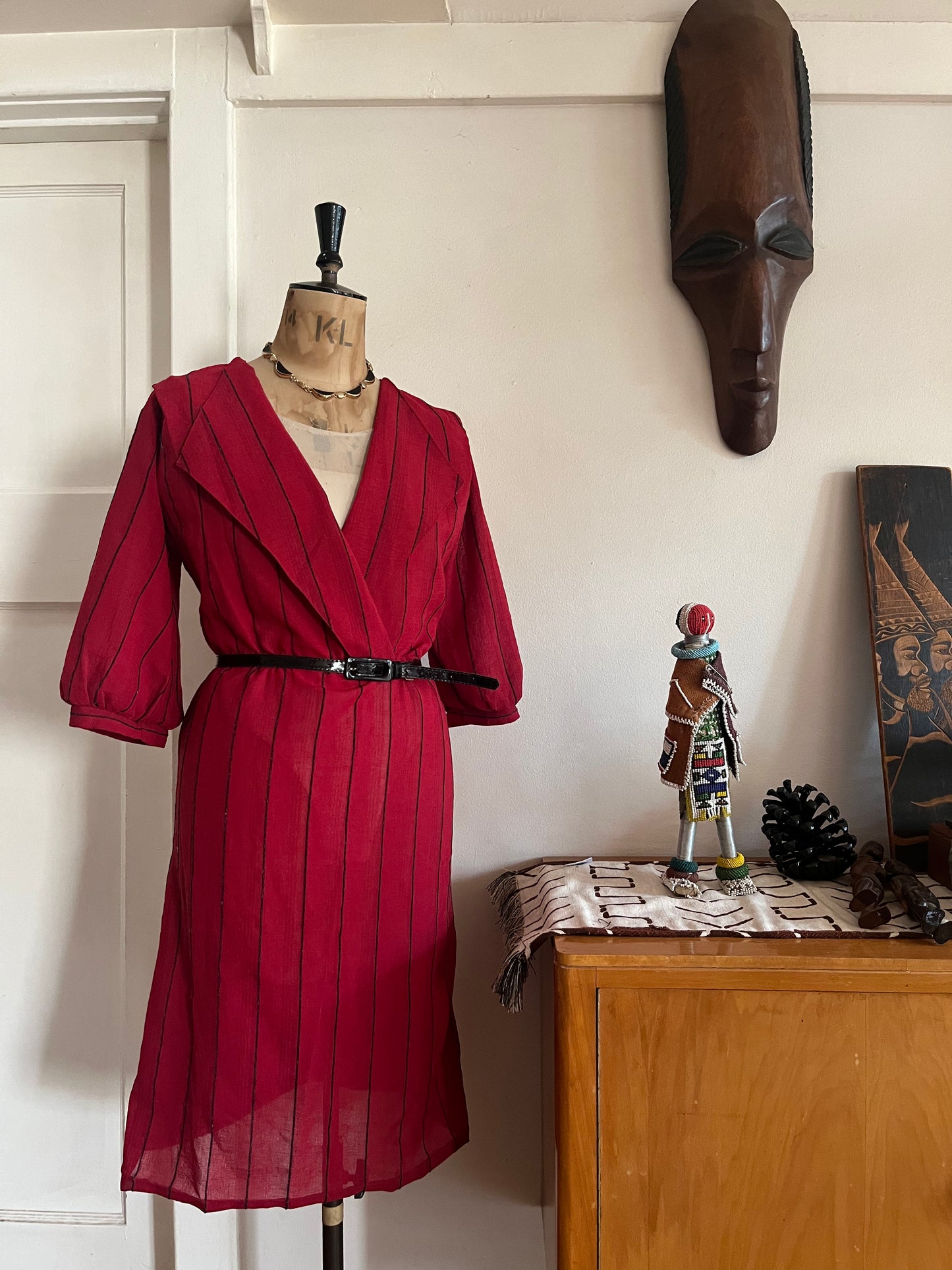 Linen Vintage Dress