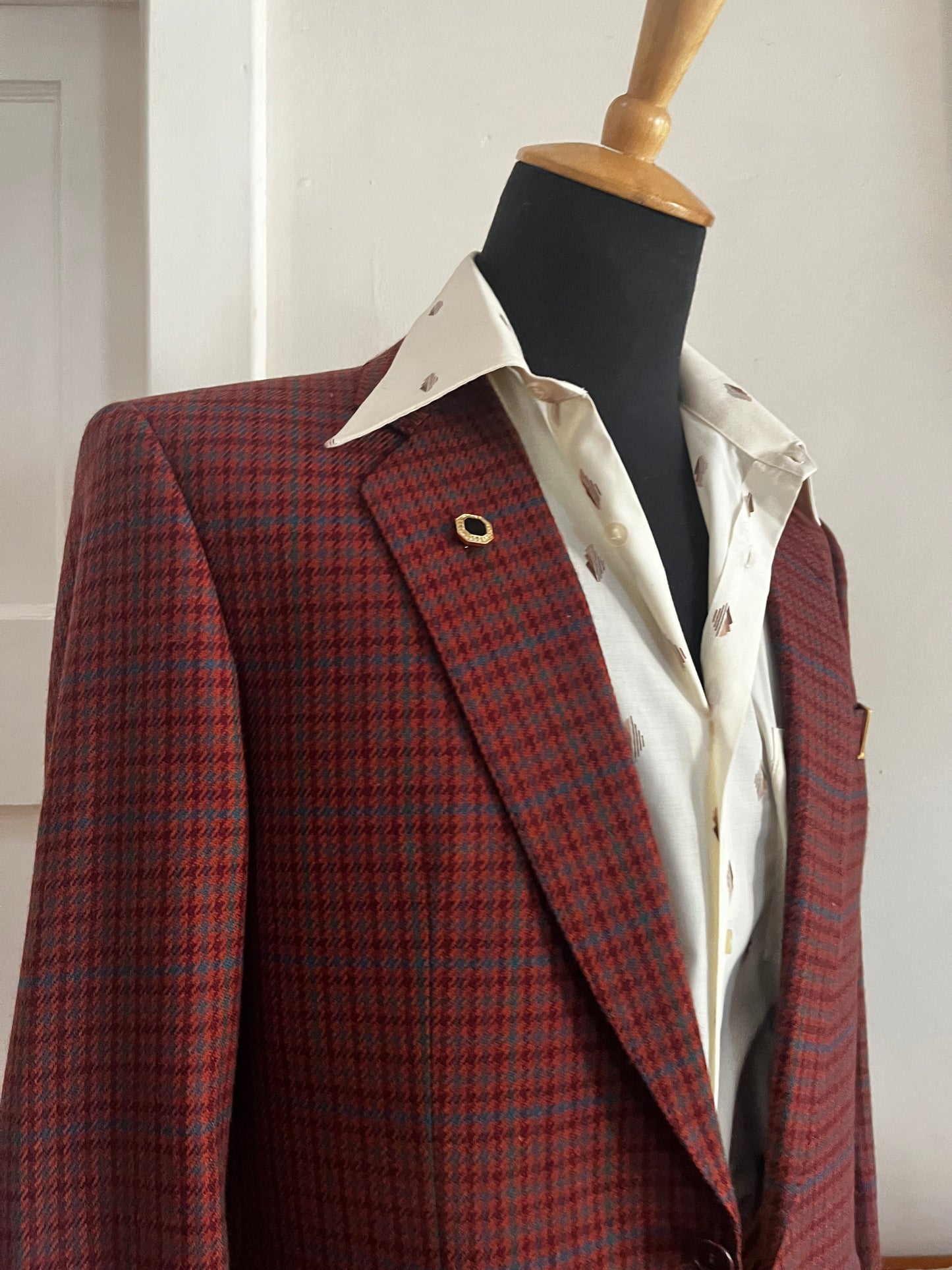 Maroon Scotch Vintage Blazer
