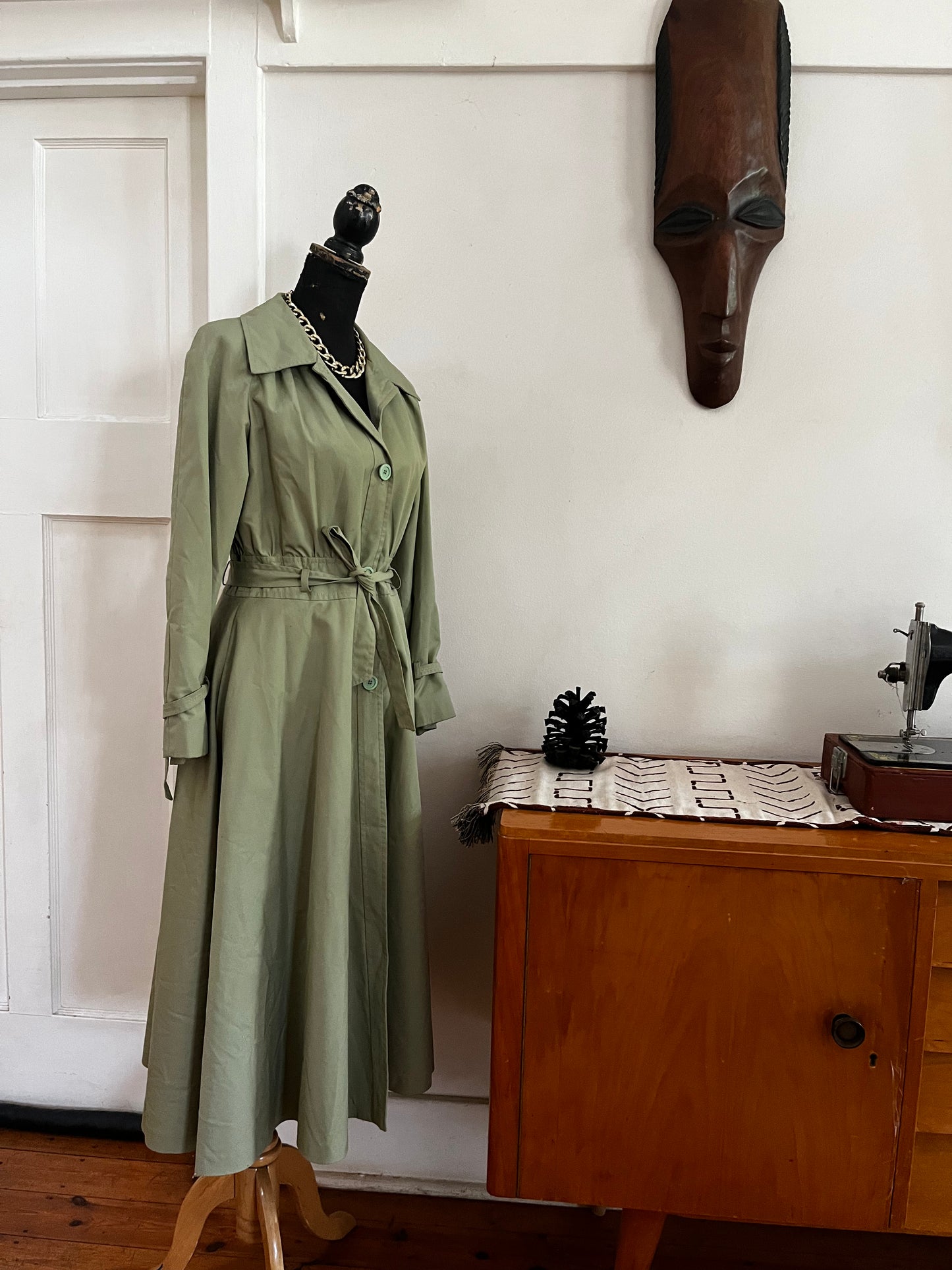 Green Trench Coat