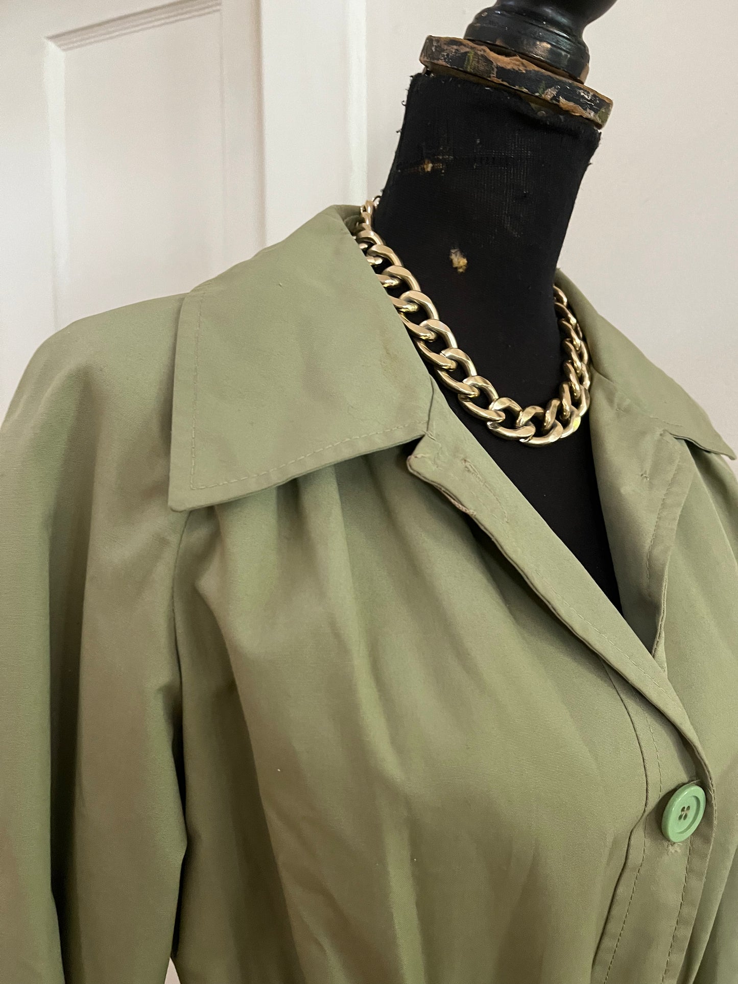 Green Trench Coat