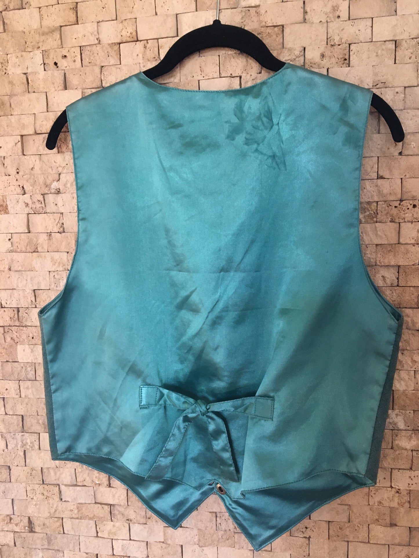 Vintage Turqoise Waistcoat