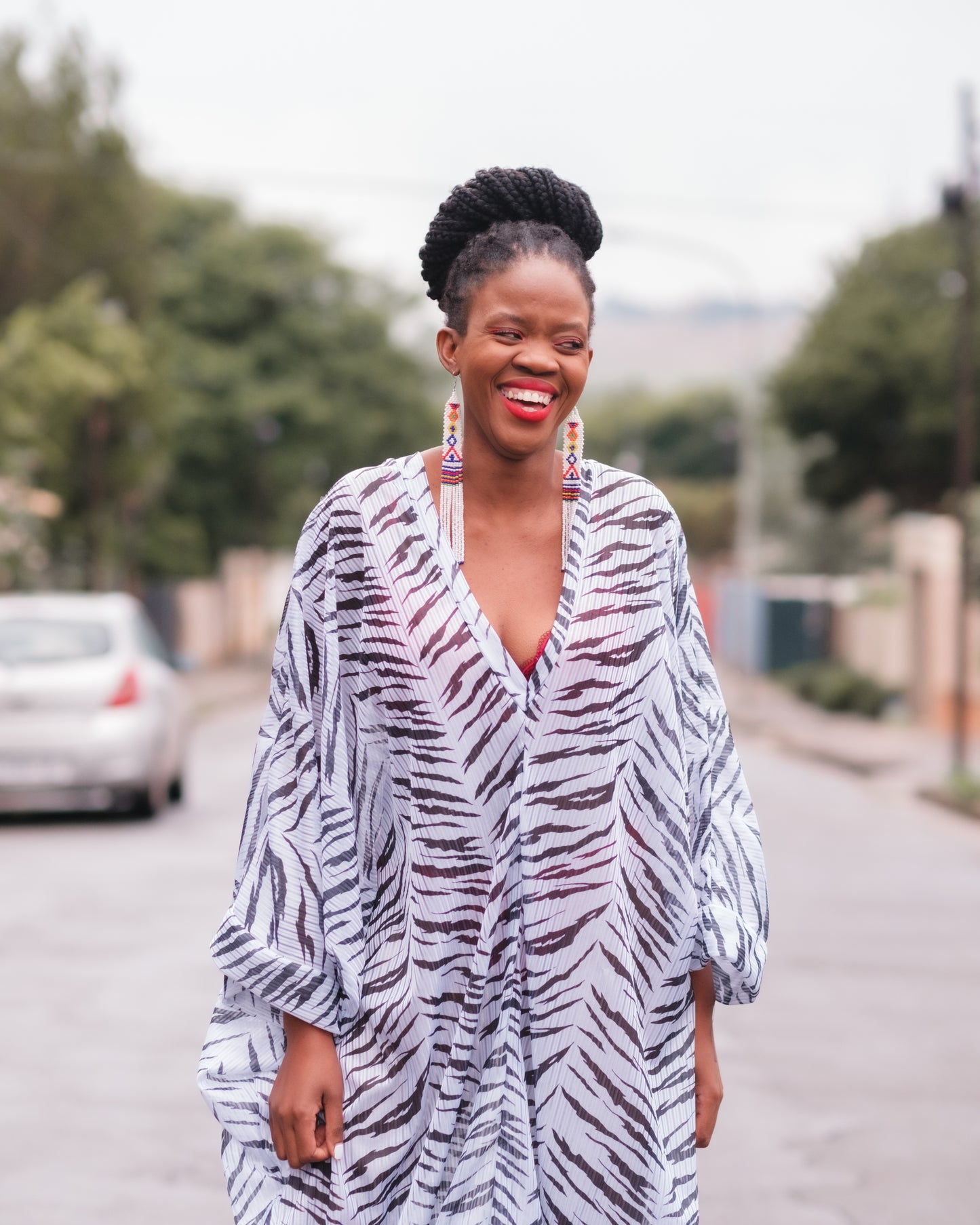 Animal Print Kaftan