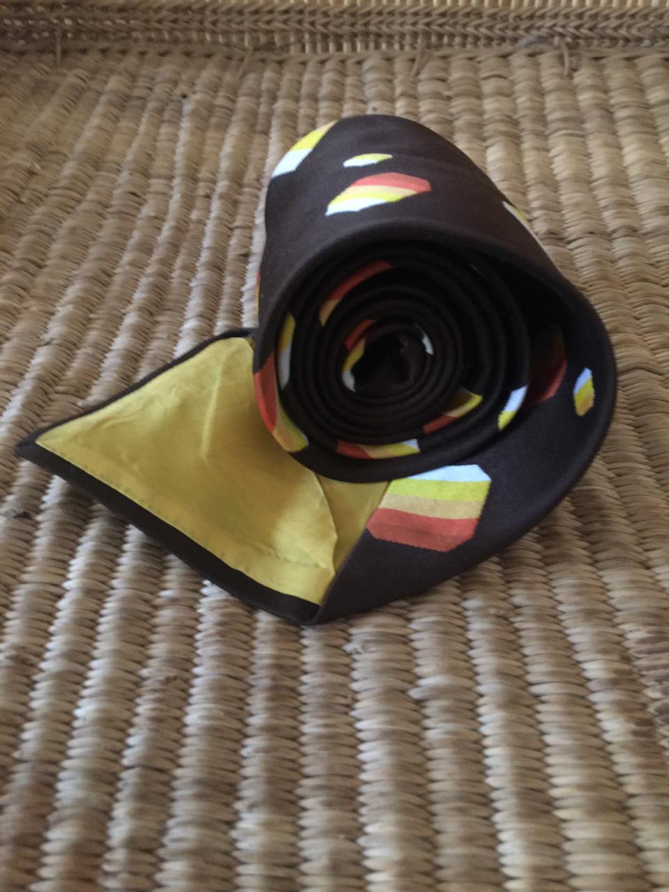 Retro 70s Brown Necktie