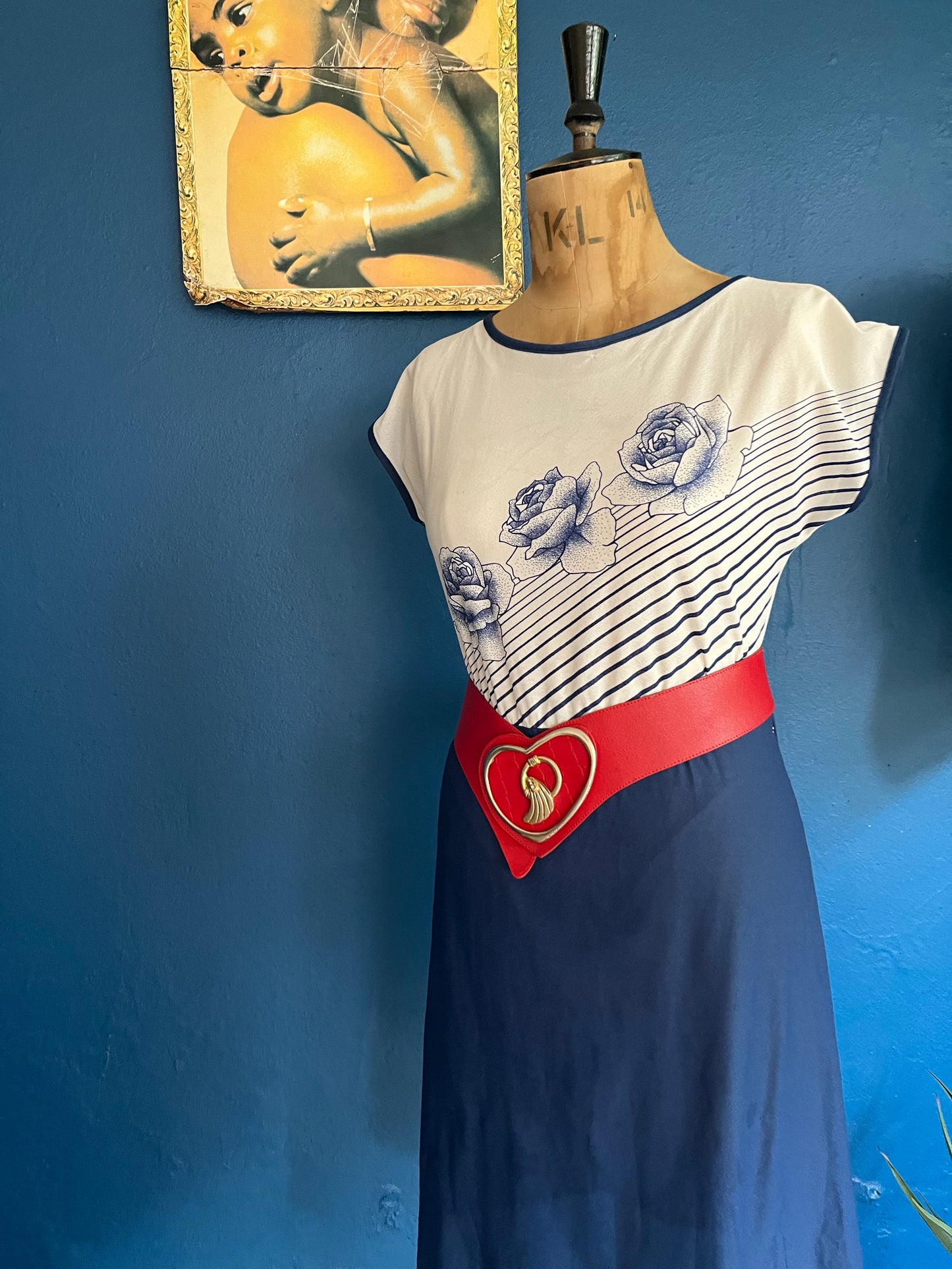 Blue & White Summer Dress
