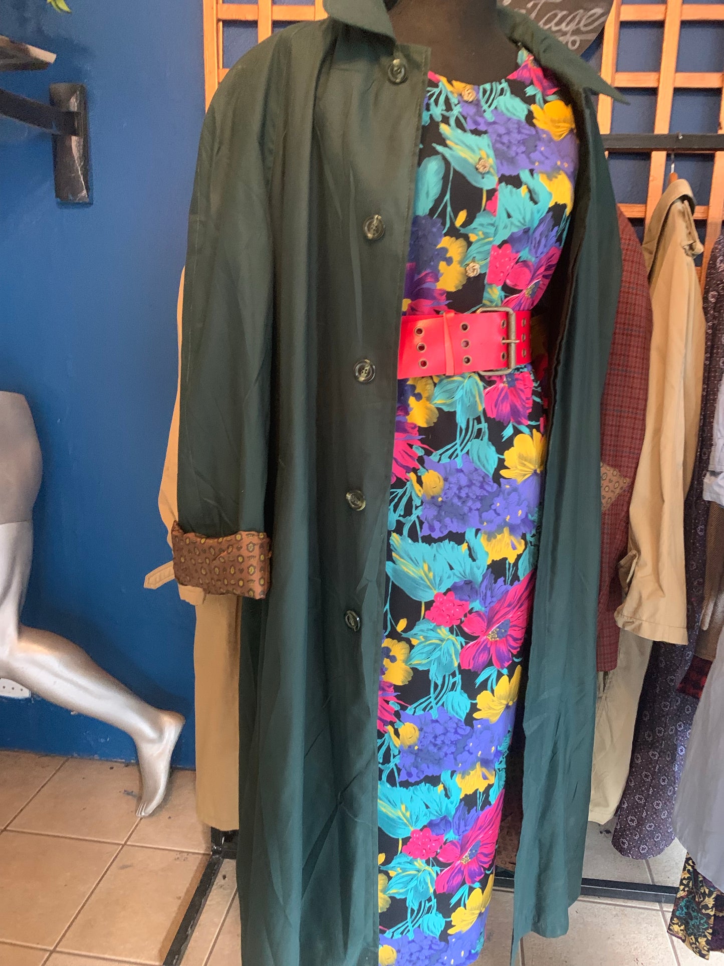 Green Trench Coat