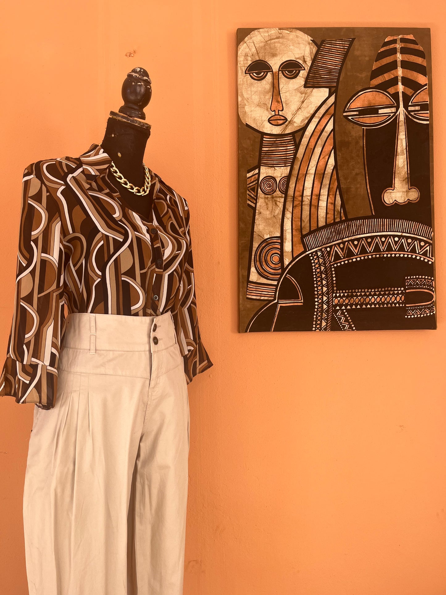 Bold Print Blouse