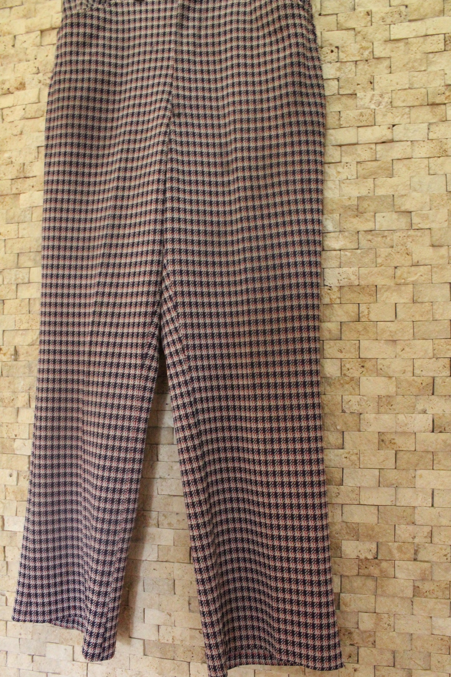 Check Tweed Pants