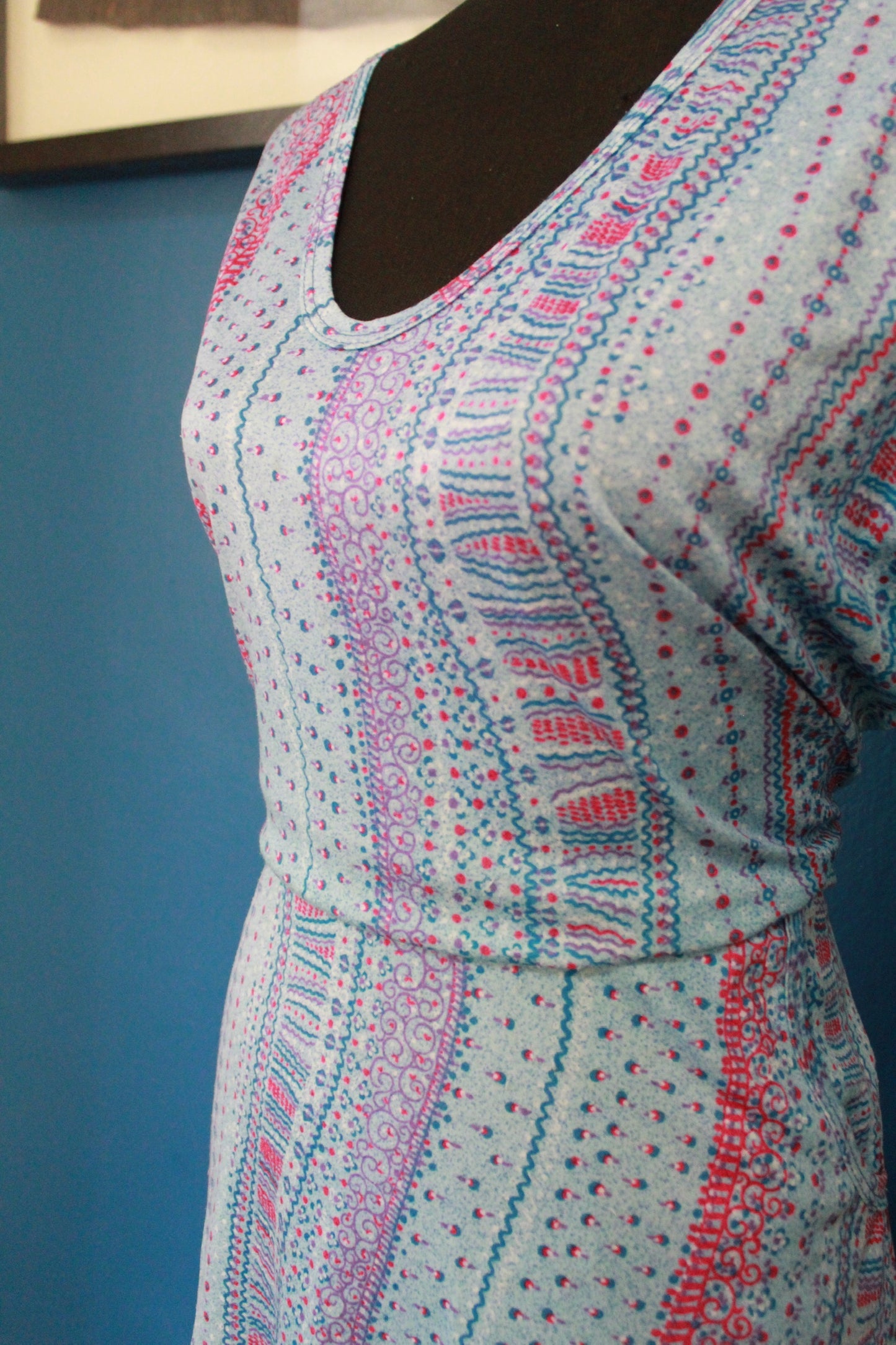 Vintage Short Sleeved Summer Dress