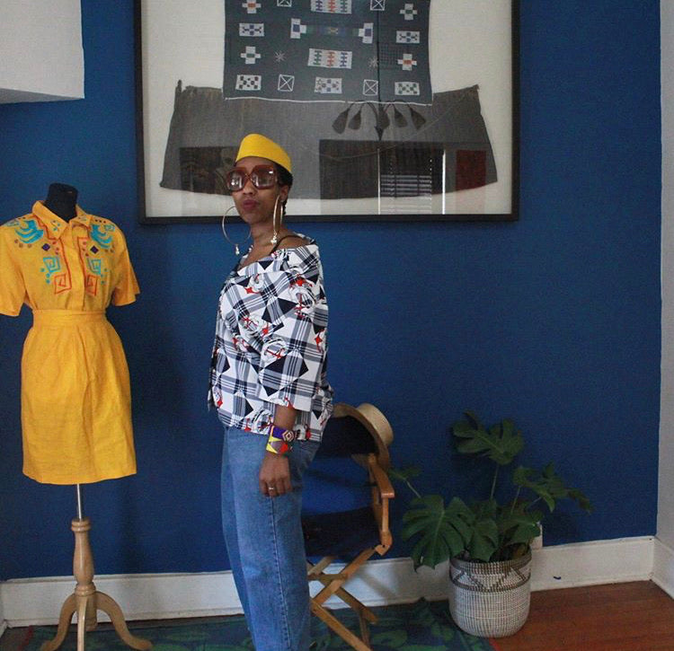 Vintage Yellow Two-Piece