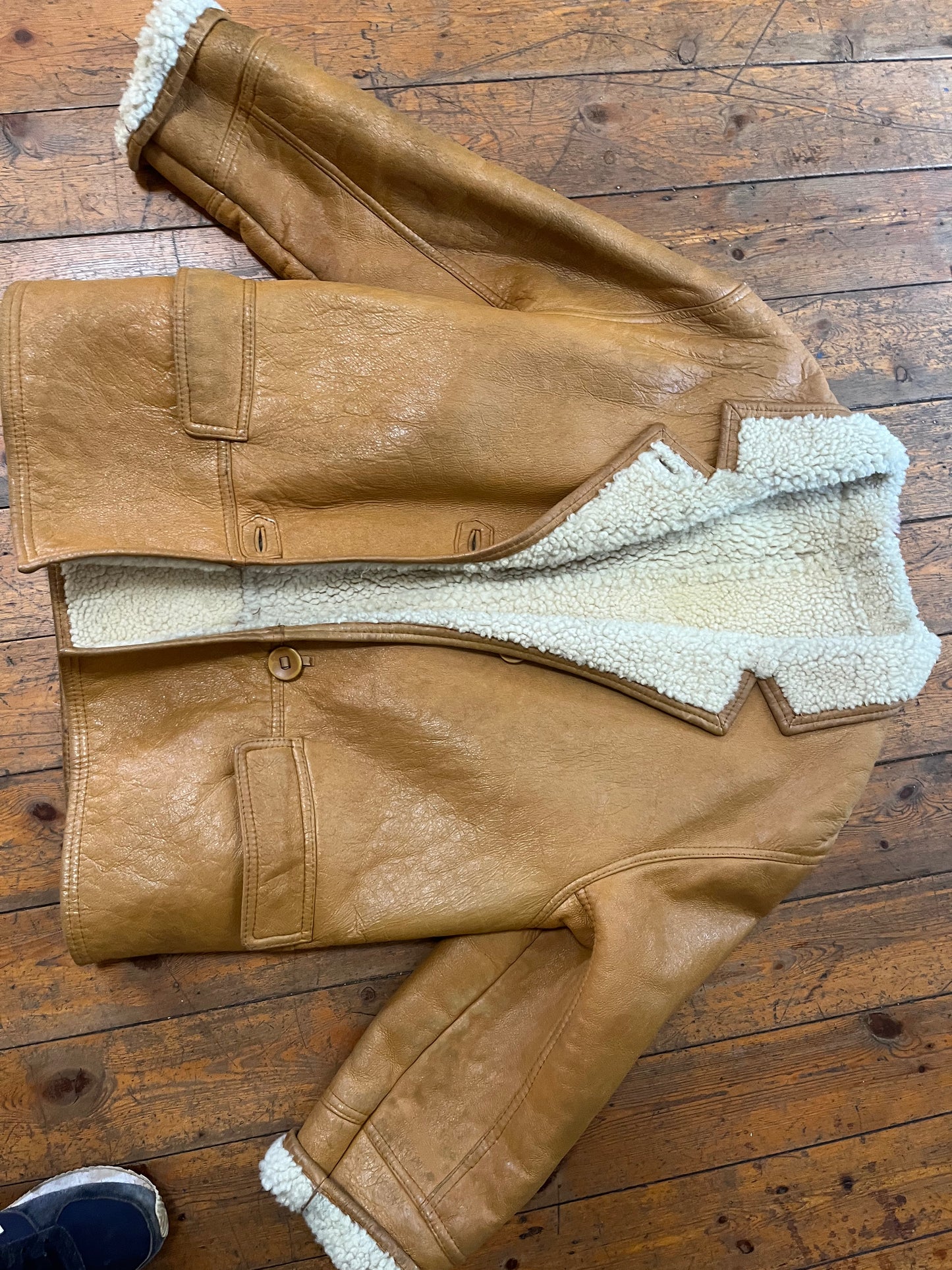 Leather Shearling Jacket