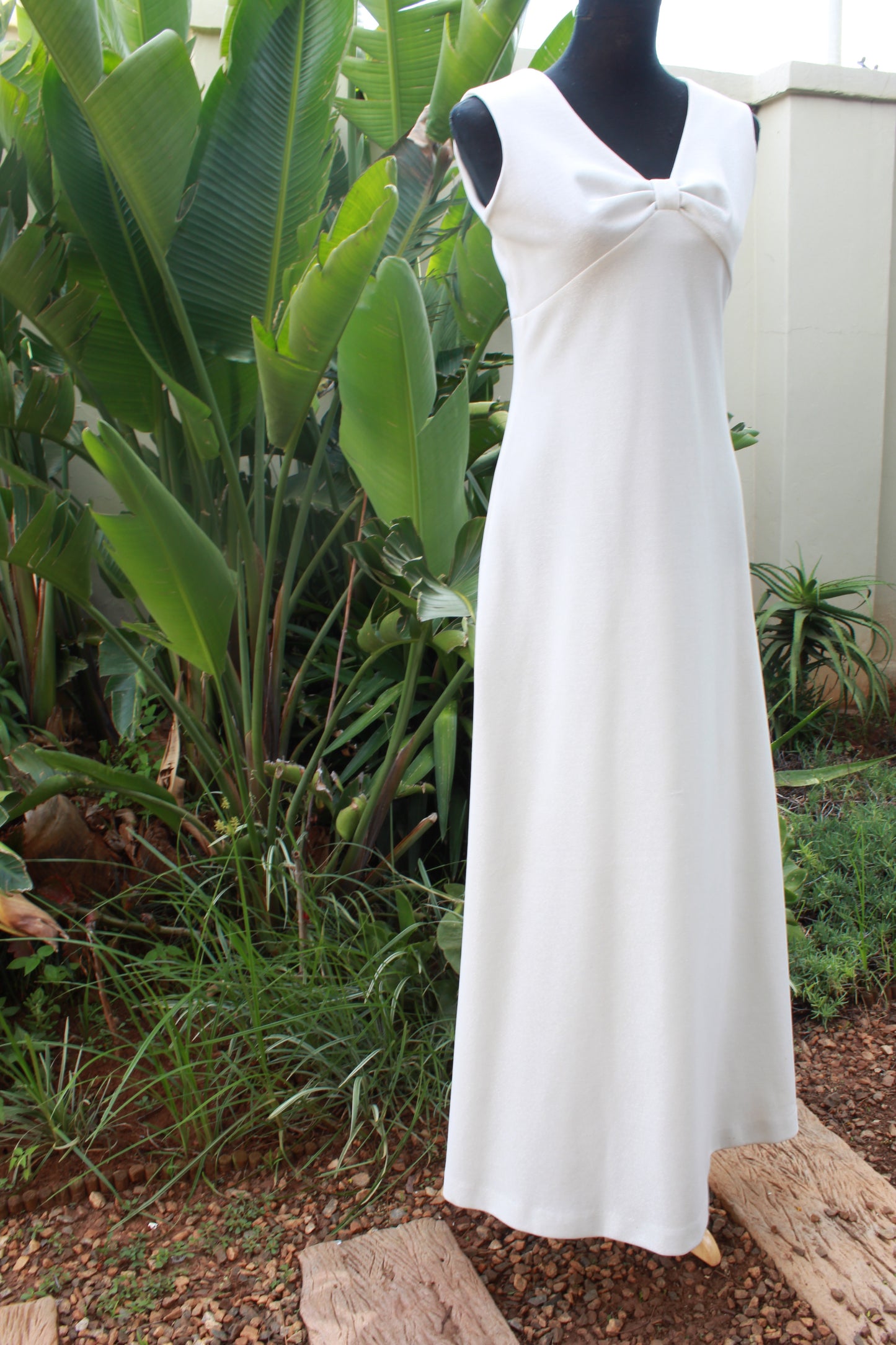 Silver Floor Length Dress