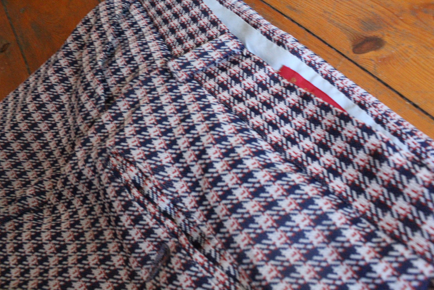 Check Tweed Pants