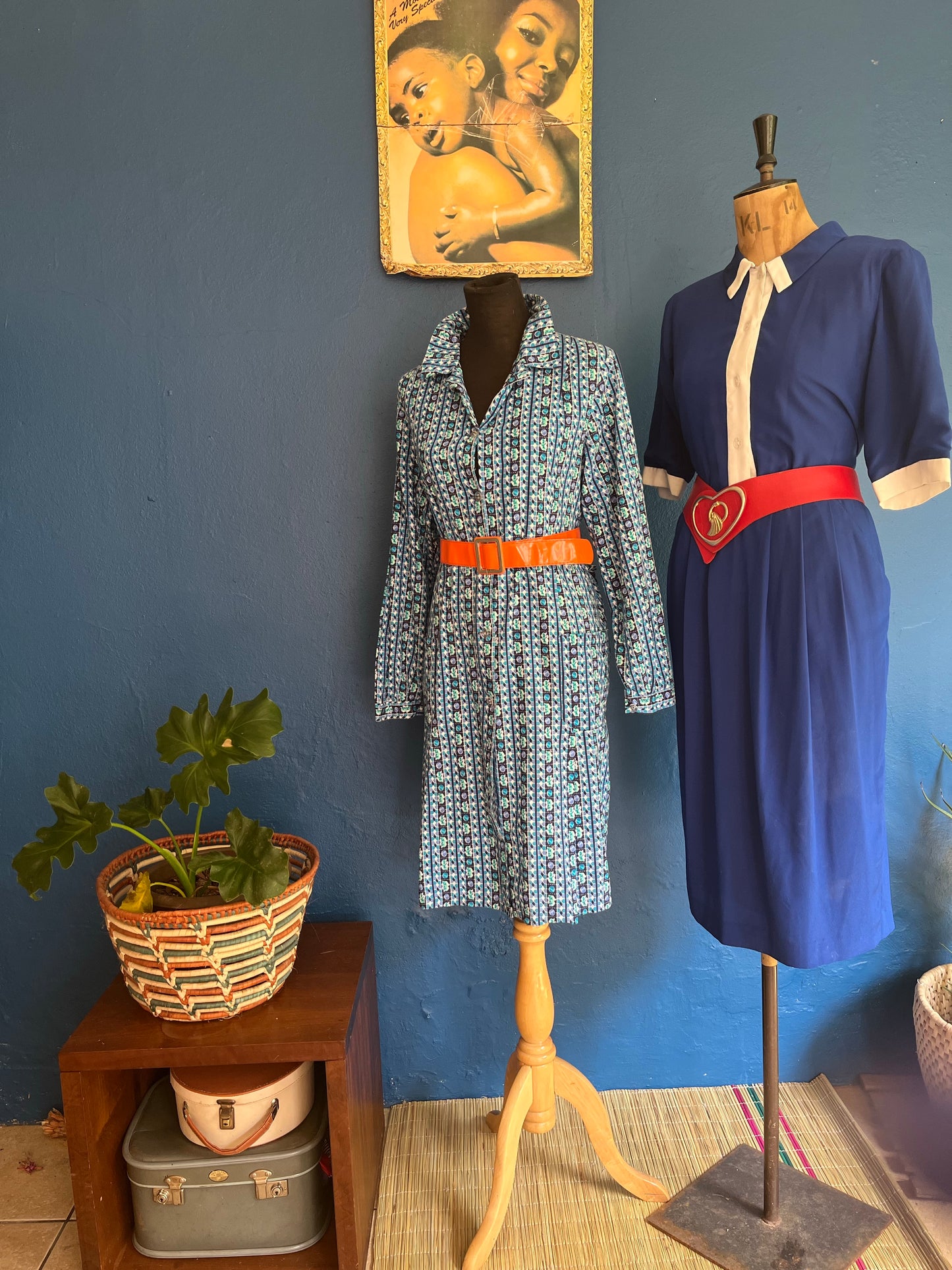 Blue Vintage Dress