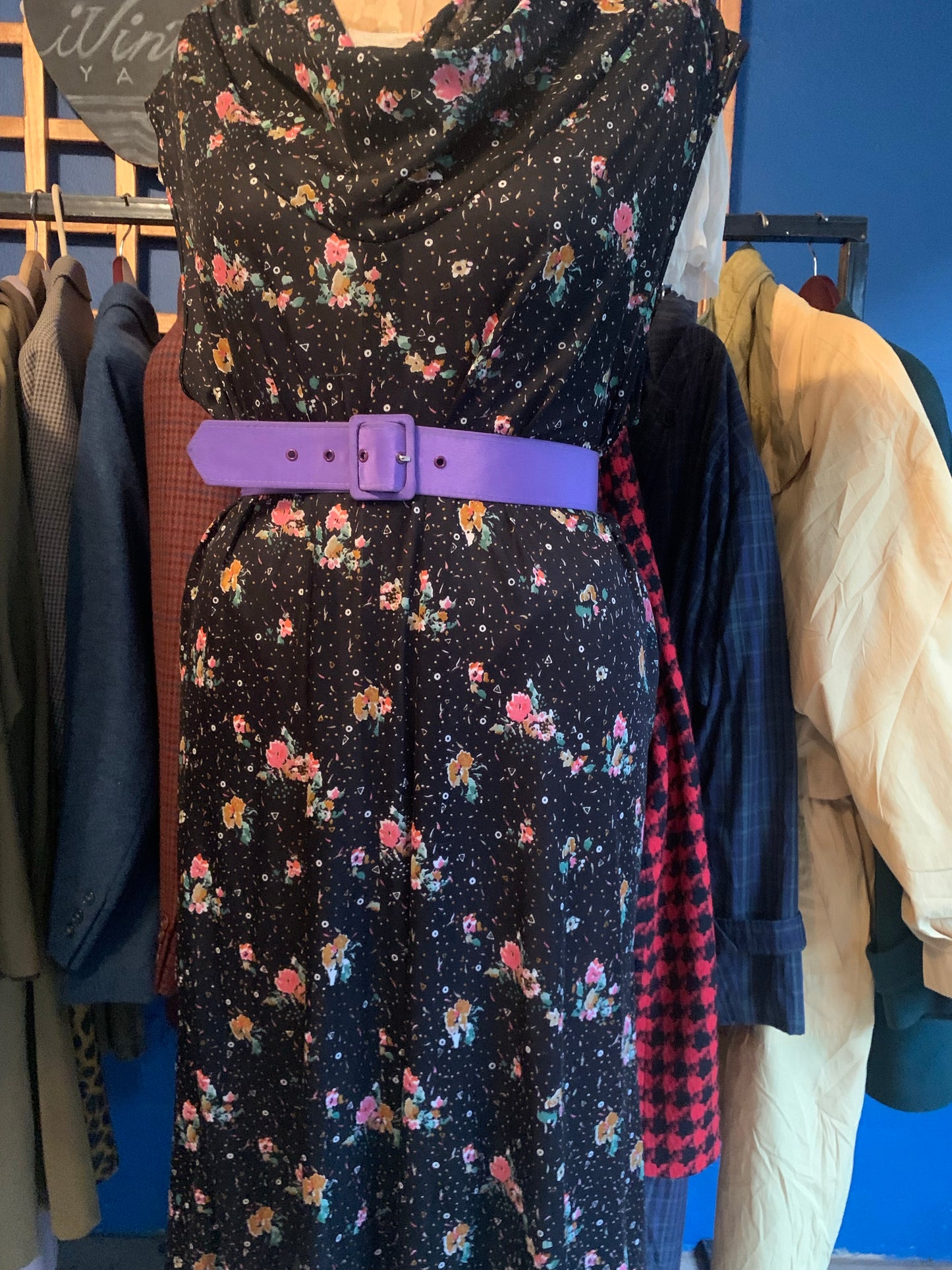Floral vintage summer dress