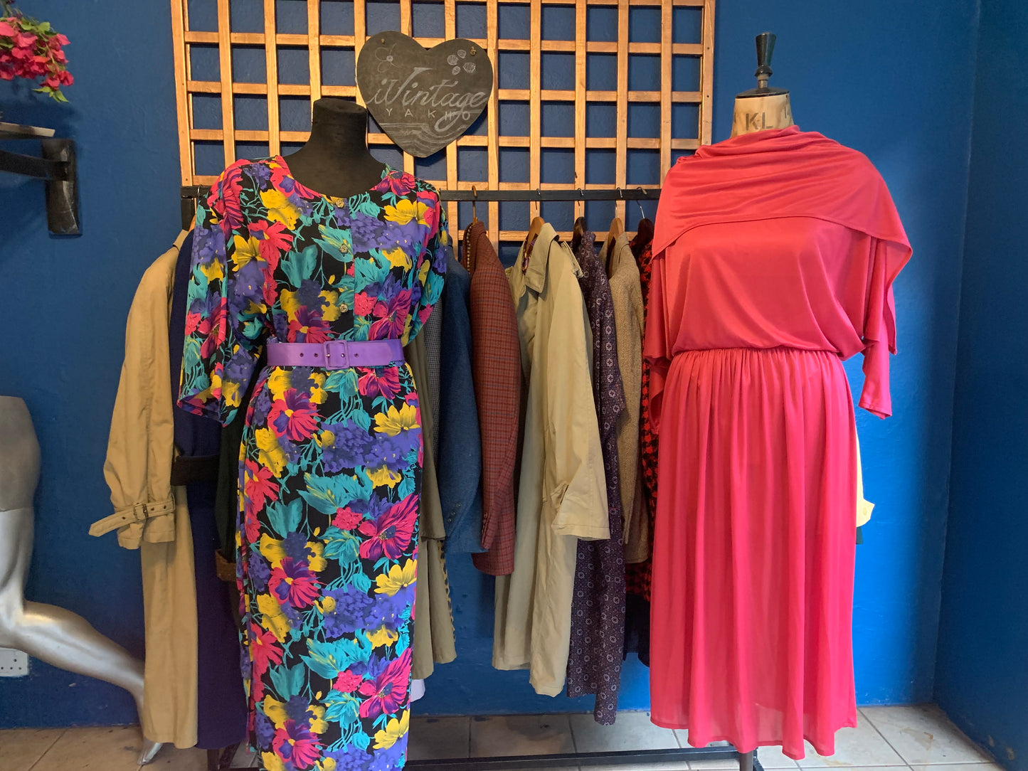 Cerise Pink Vintage Dress