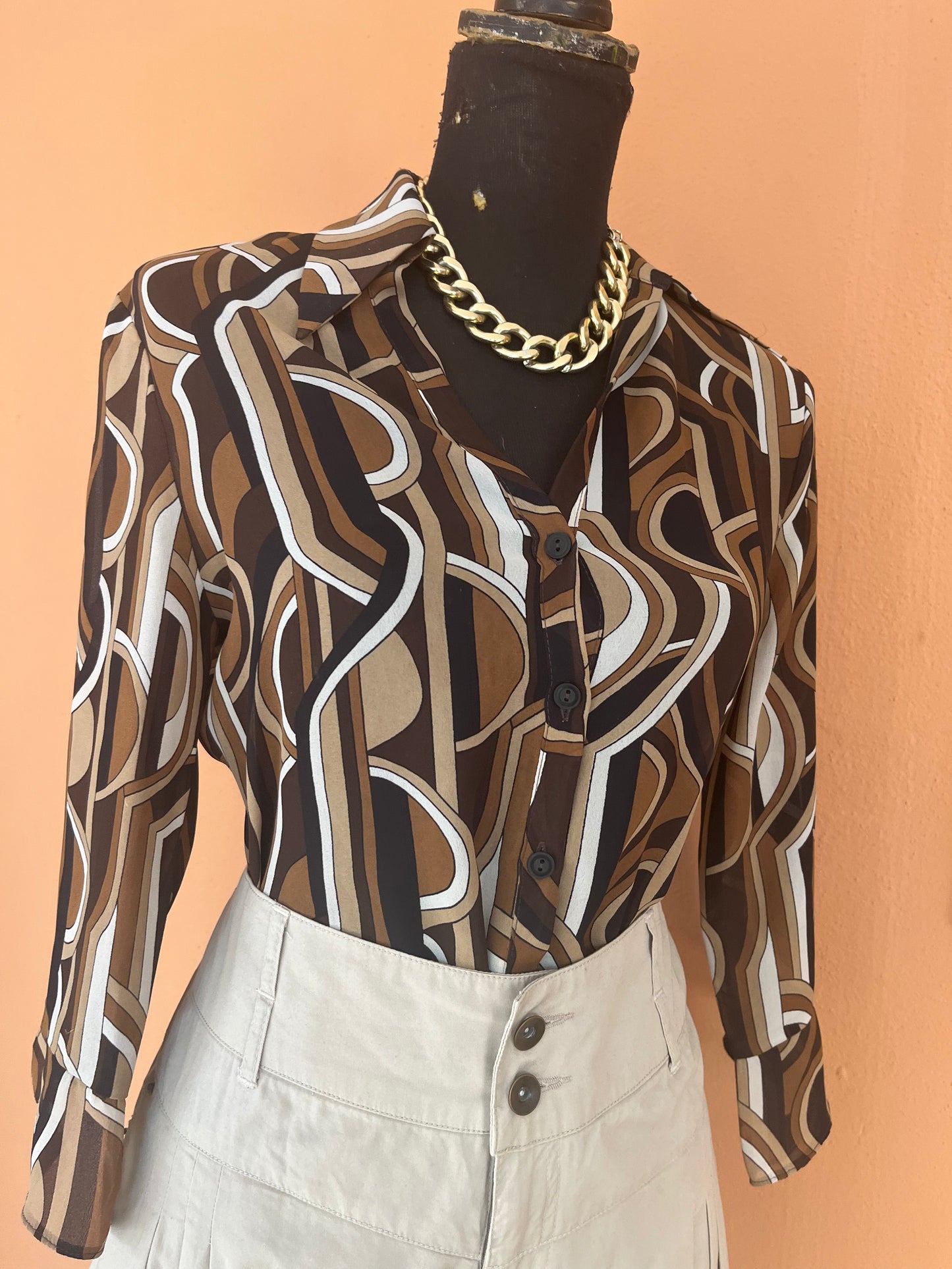 Bold Print Blouse