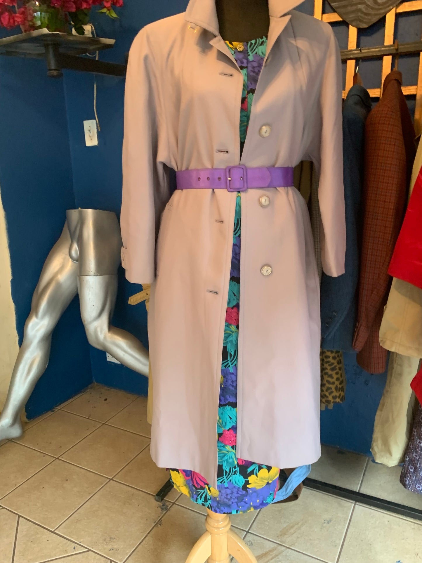 Purple Trench Coat