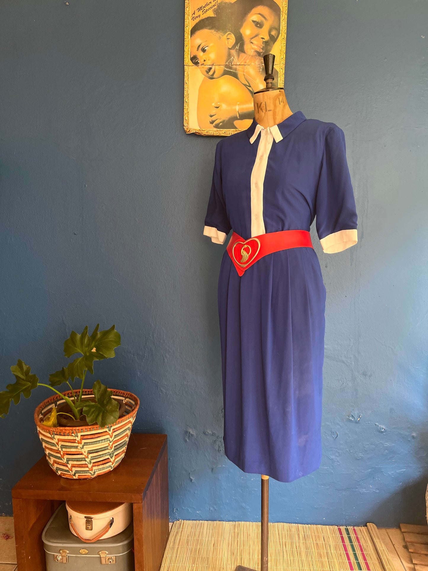 Blue Vintage Dress