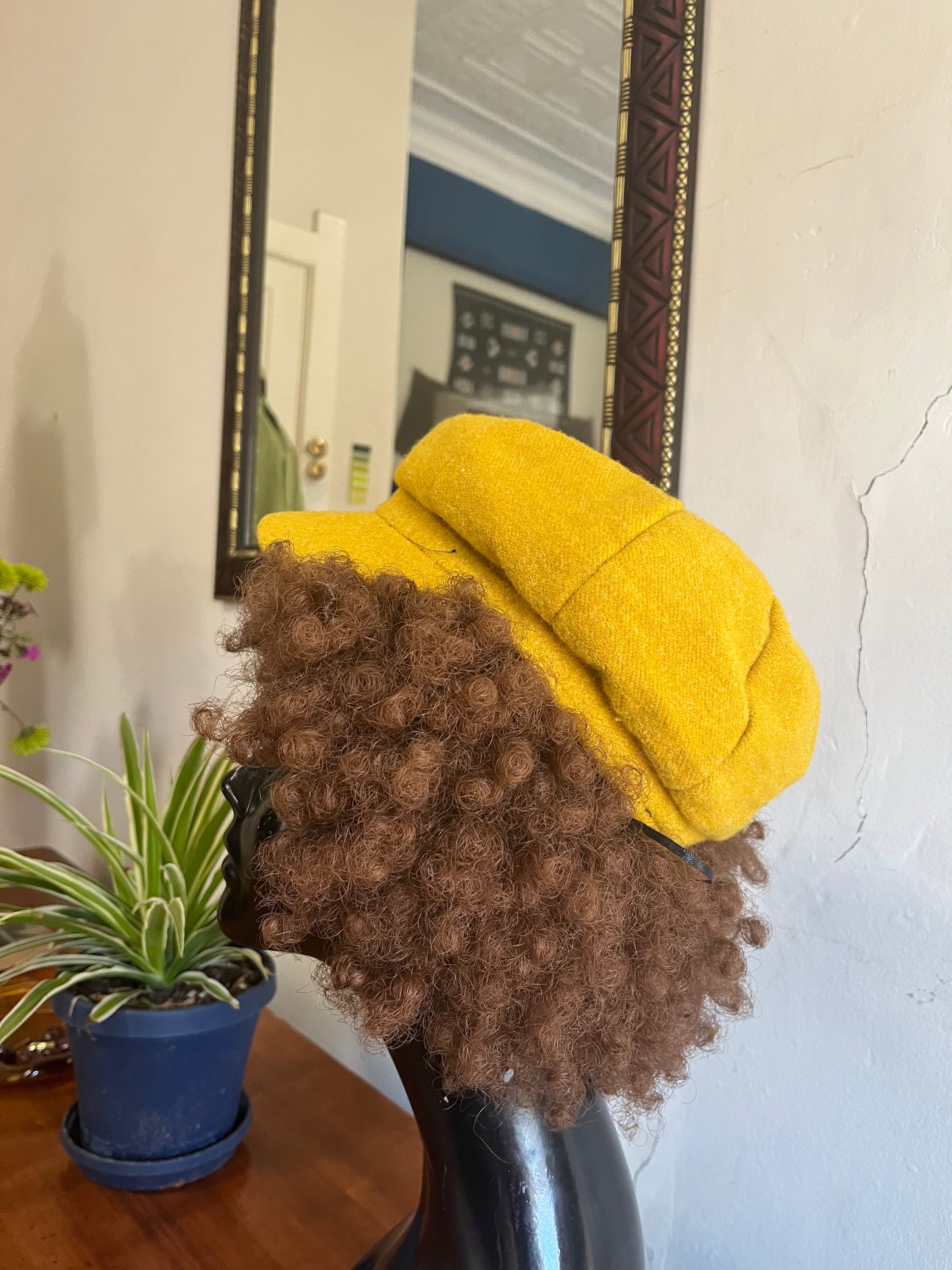 Yellow Poor Boy Cap