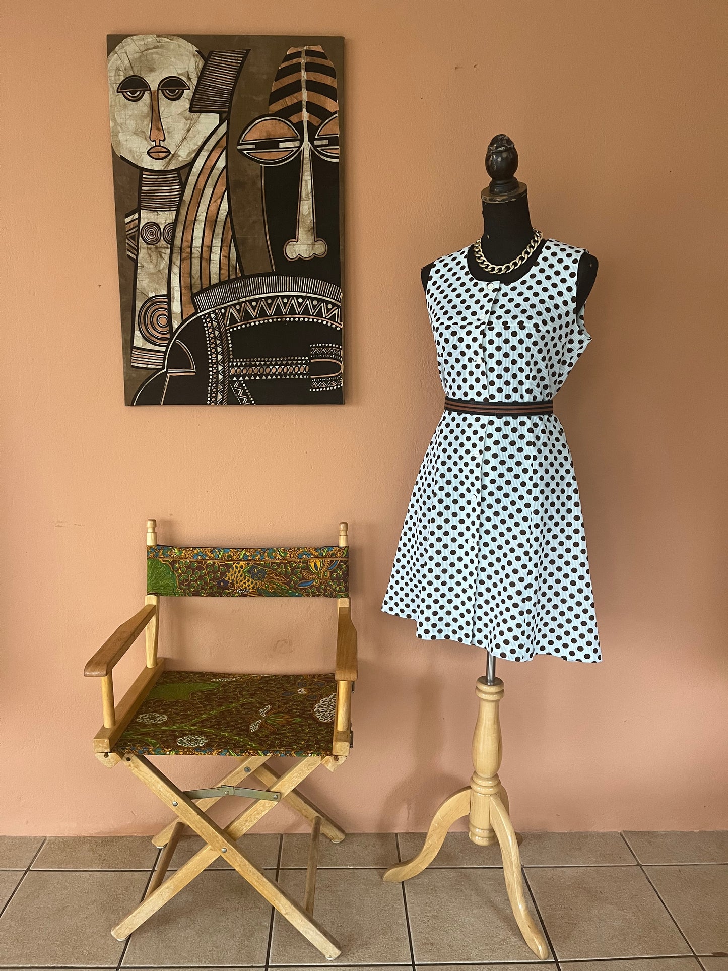 PolkaDot Vintage Tennis Dress
