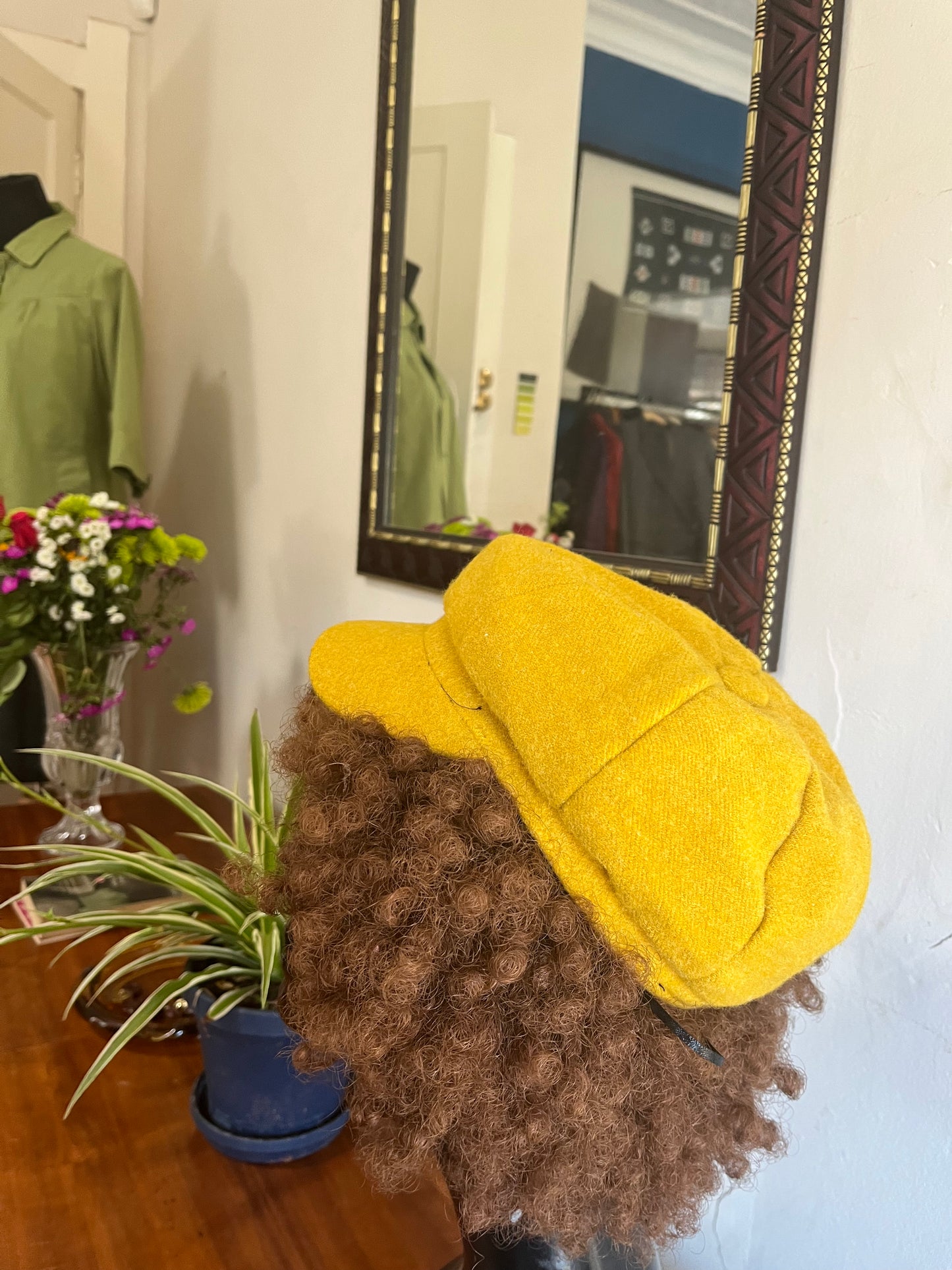 Yellow Poor Boy Cap